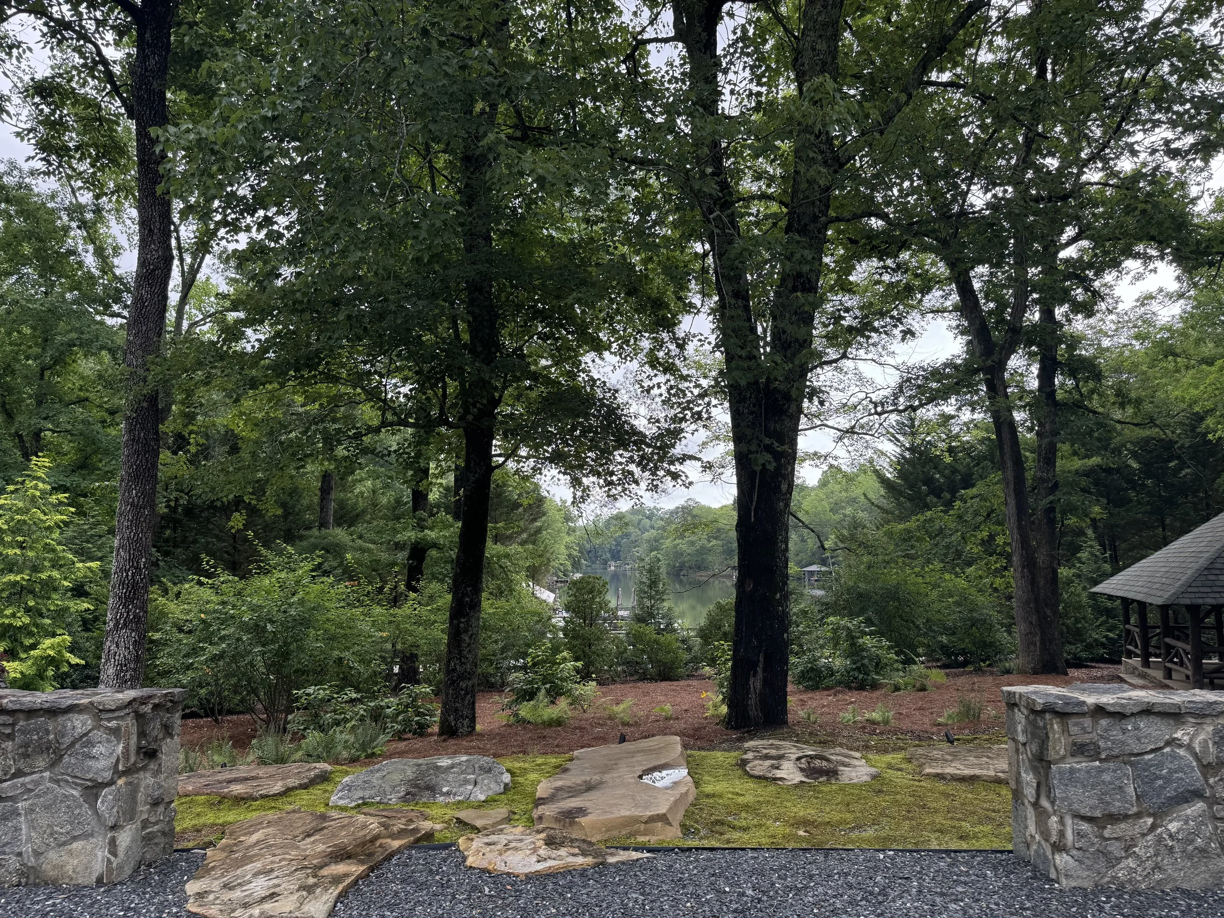 View from zen garden