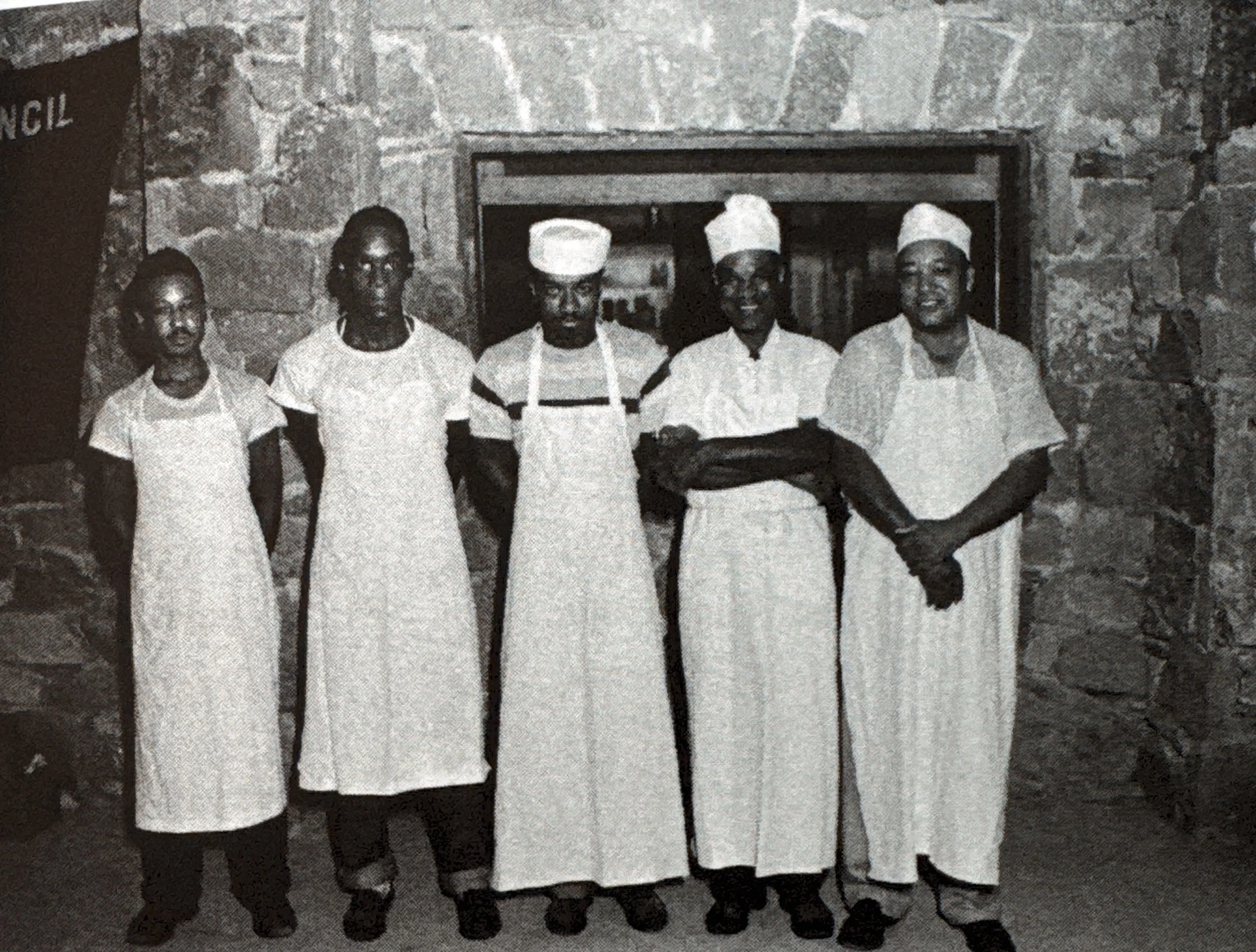 Cooking staff, 1950s