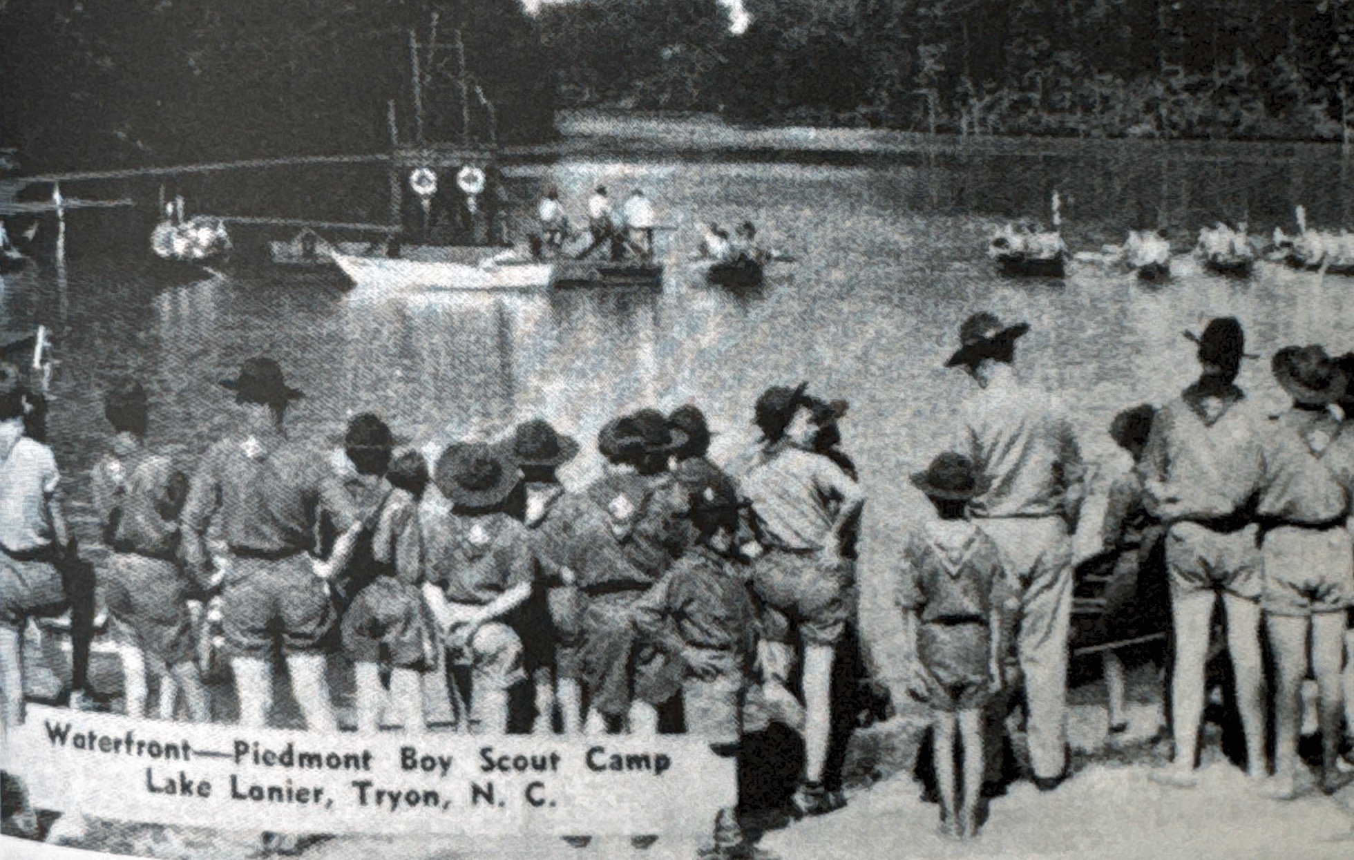 Canoe race, early 1940s