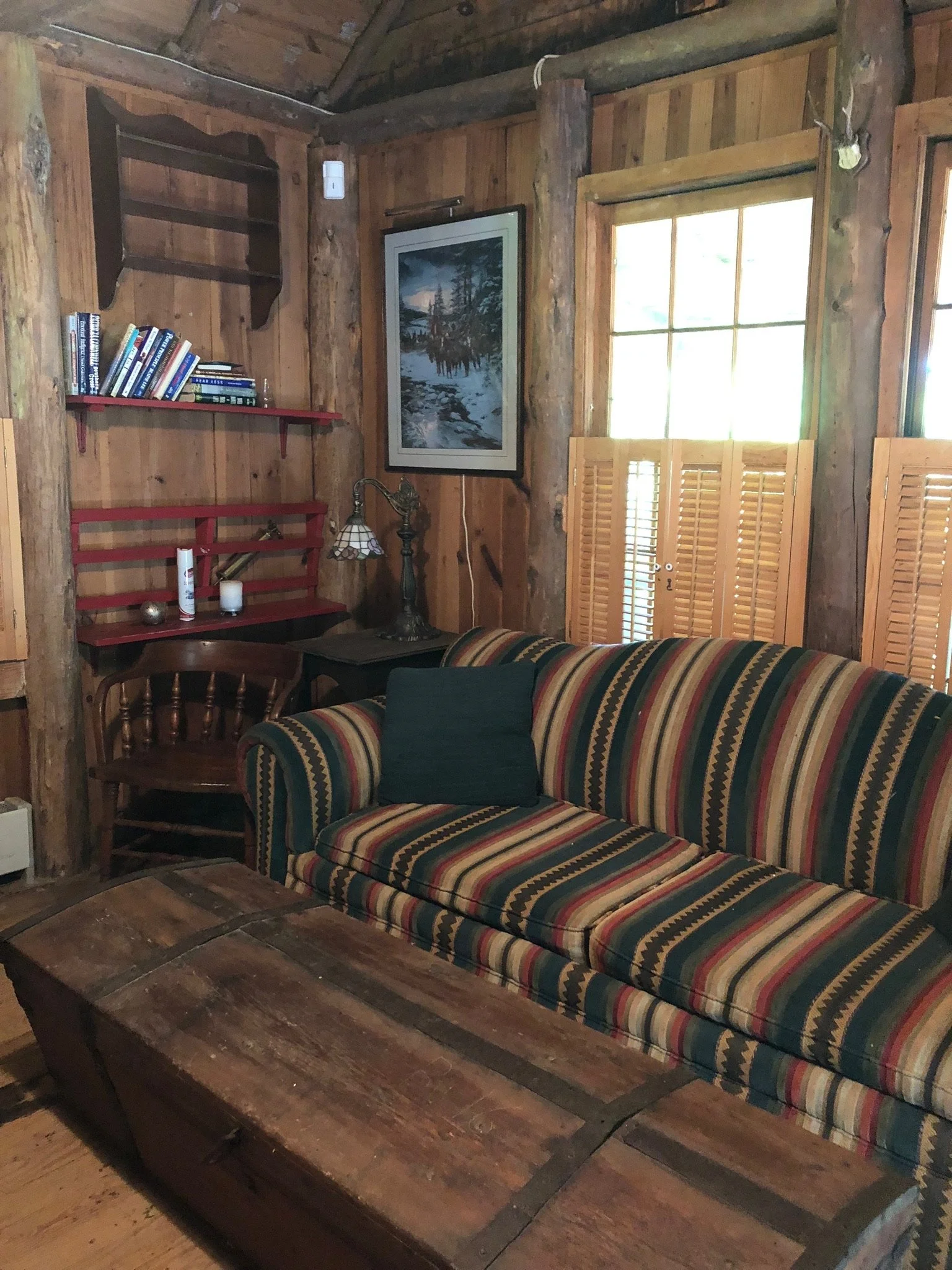 Lakeside cabin - living room
