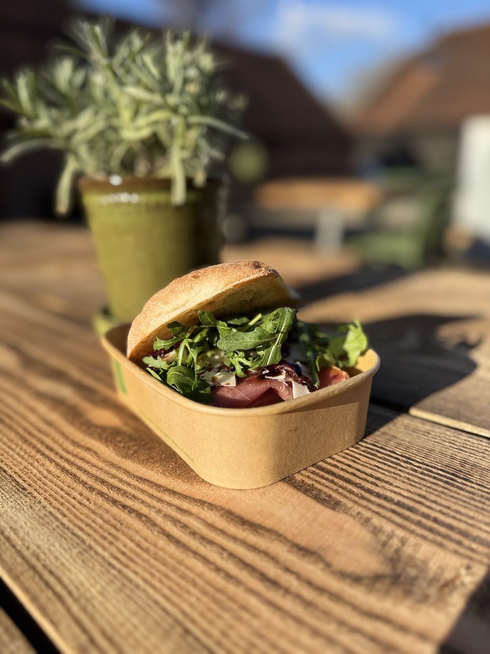 Prosciutto toasted ciabatta Sodt bakery Petworth