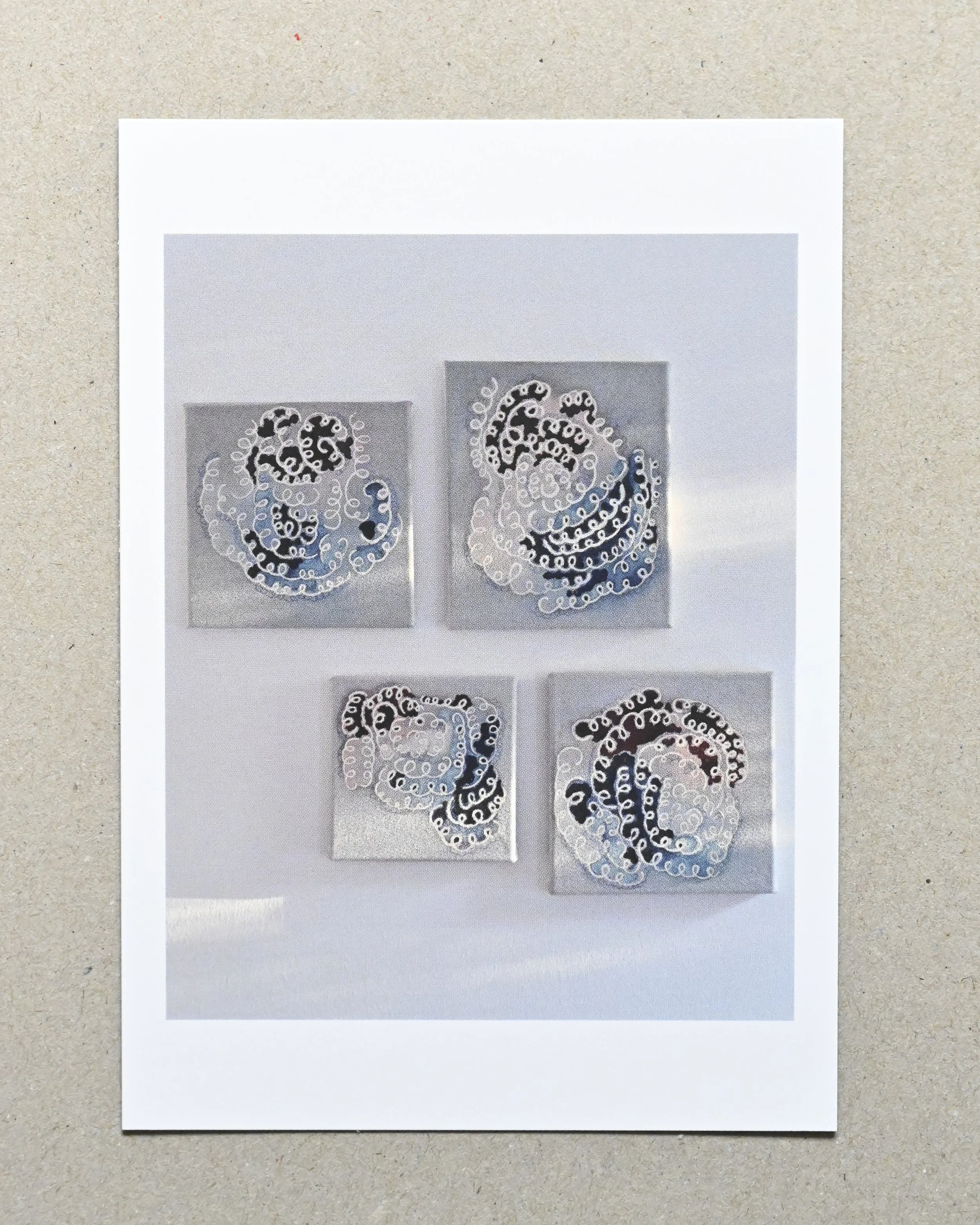 water the soil postcard DIN A6