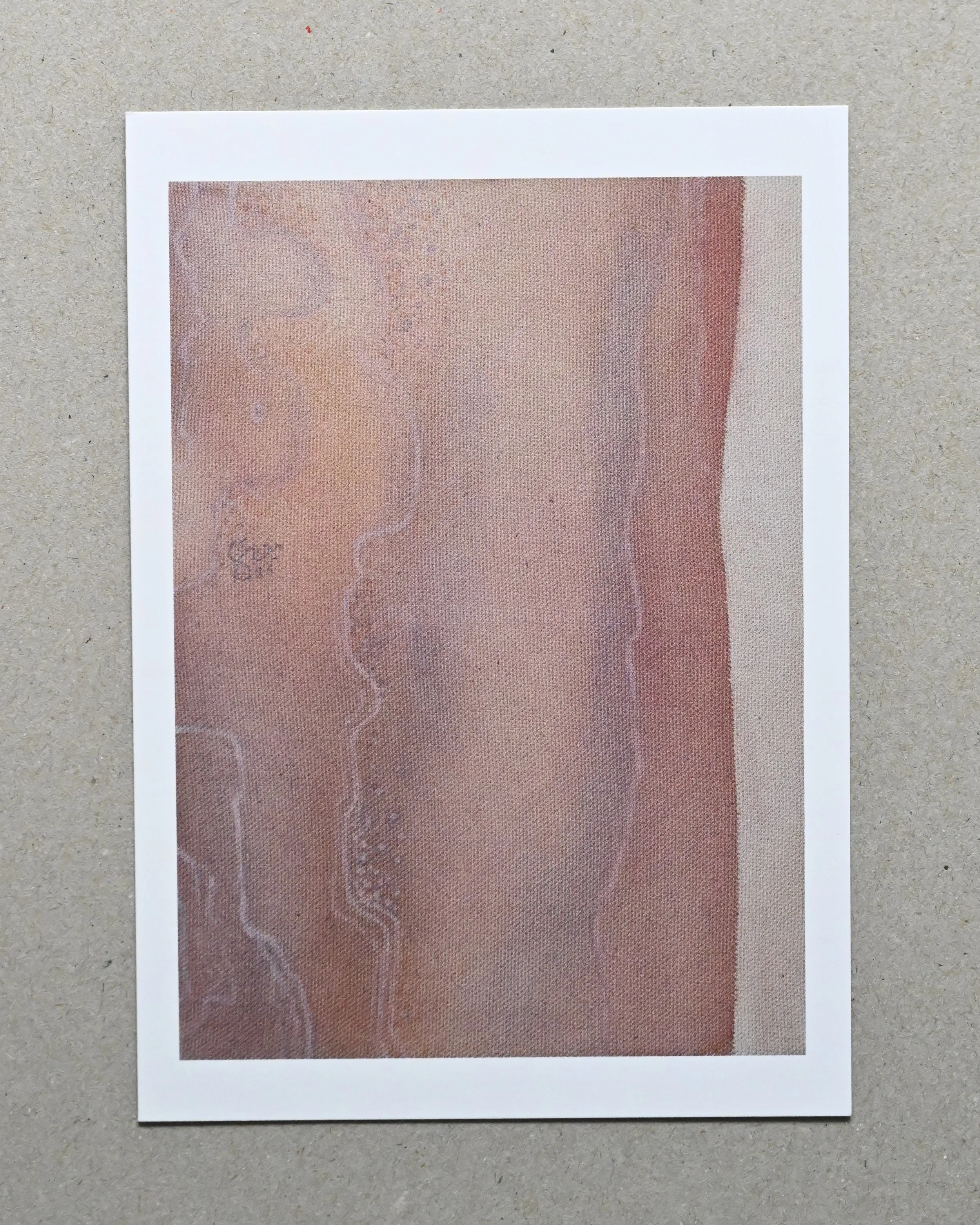 warm shimmer postcard DIN A6