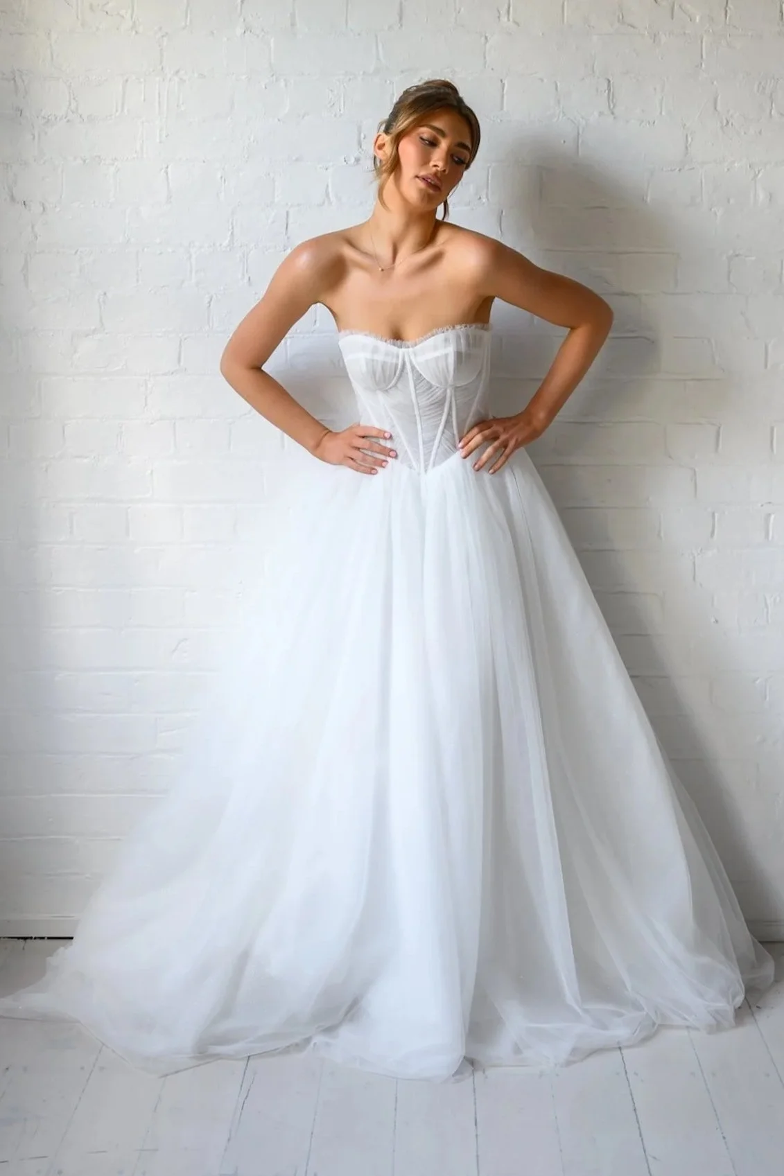 Sample sale wedding dress by Miss Chloe