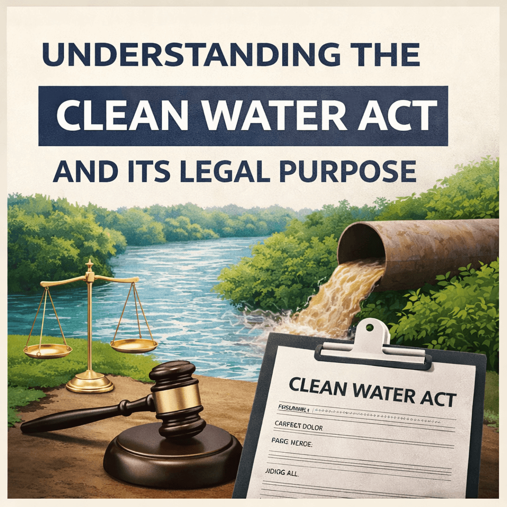 Understanding the Clean Water Act and Its Legal Purpose