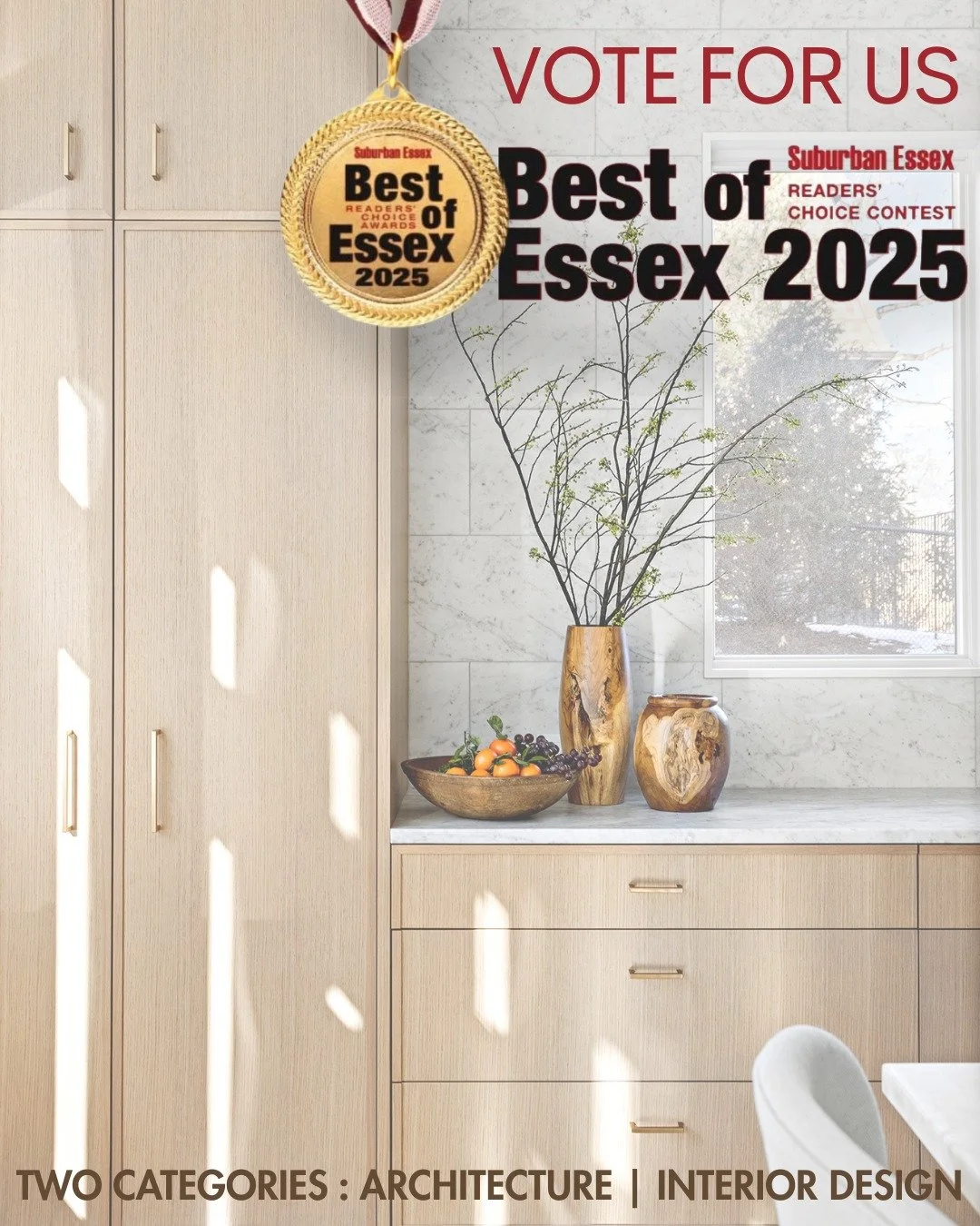 Please Vote!

RHG Architecture + Design is honored to be included in both Architecture and Interior Design categories for the Best of Essex Readers&rsquo; Choice Awards 2025!

This year, we&rsquo;ve chosen CASA for Children of Essex County as our cha