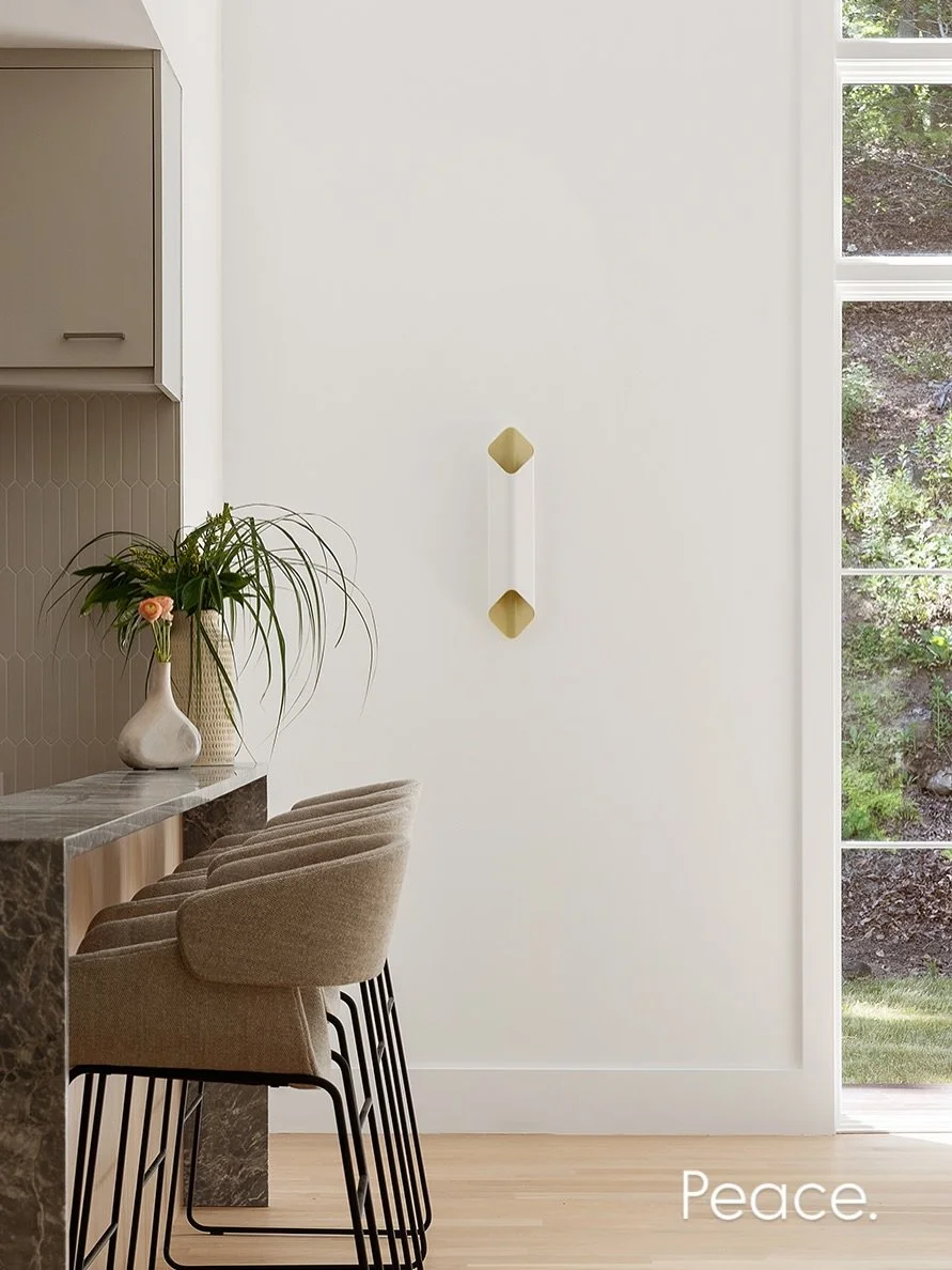 Designing for our nervous system requires intentionality.  We think about the orientation of the structure with nature, the views created, the sound between inside and outside, and within the home, consider the activities and their adjacency to each 