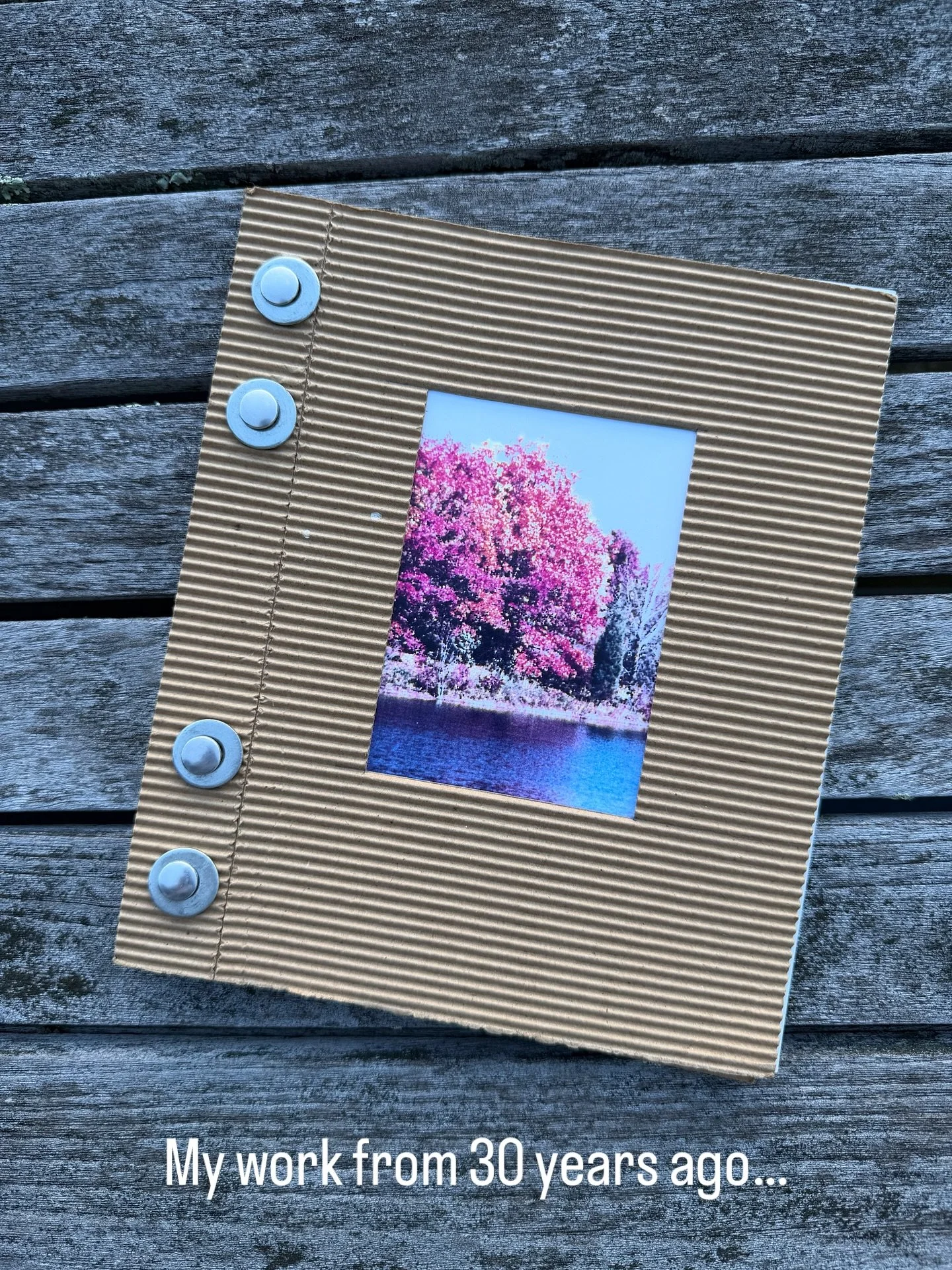 I&rsquo;ve been having the desire to dig in my storage for my thesis project.  Likely prompted by a current project, an artists retreat set in nature.  When I found it and began reading it was a reminder I have always been the same. 
We developed not