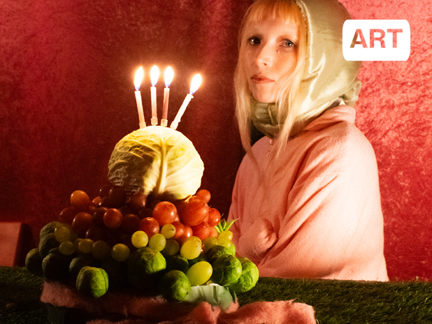 In Conversation with Visual Artist Róisín Mcgrath: On Grad Show “Meatify”, Raw Meat, Tooth Masks, Grotesque Tablescapes, and The Future of Ireland’s Art Scene