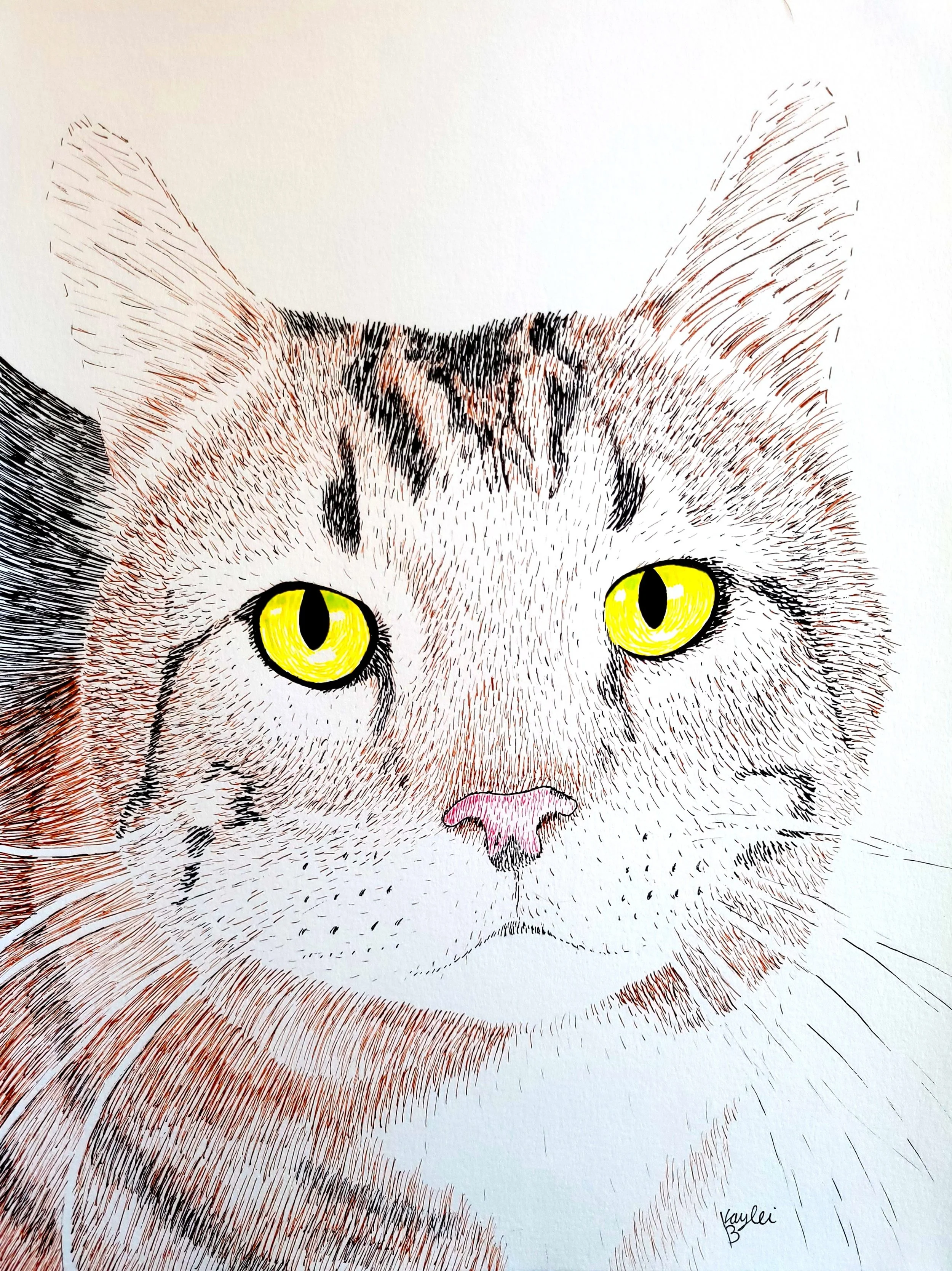 Scout made with Light Brown and Black.