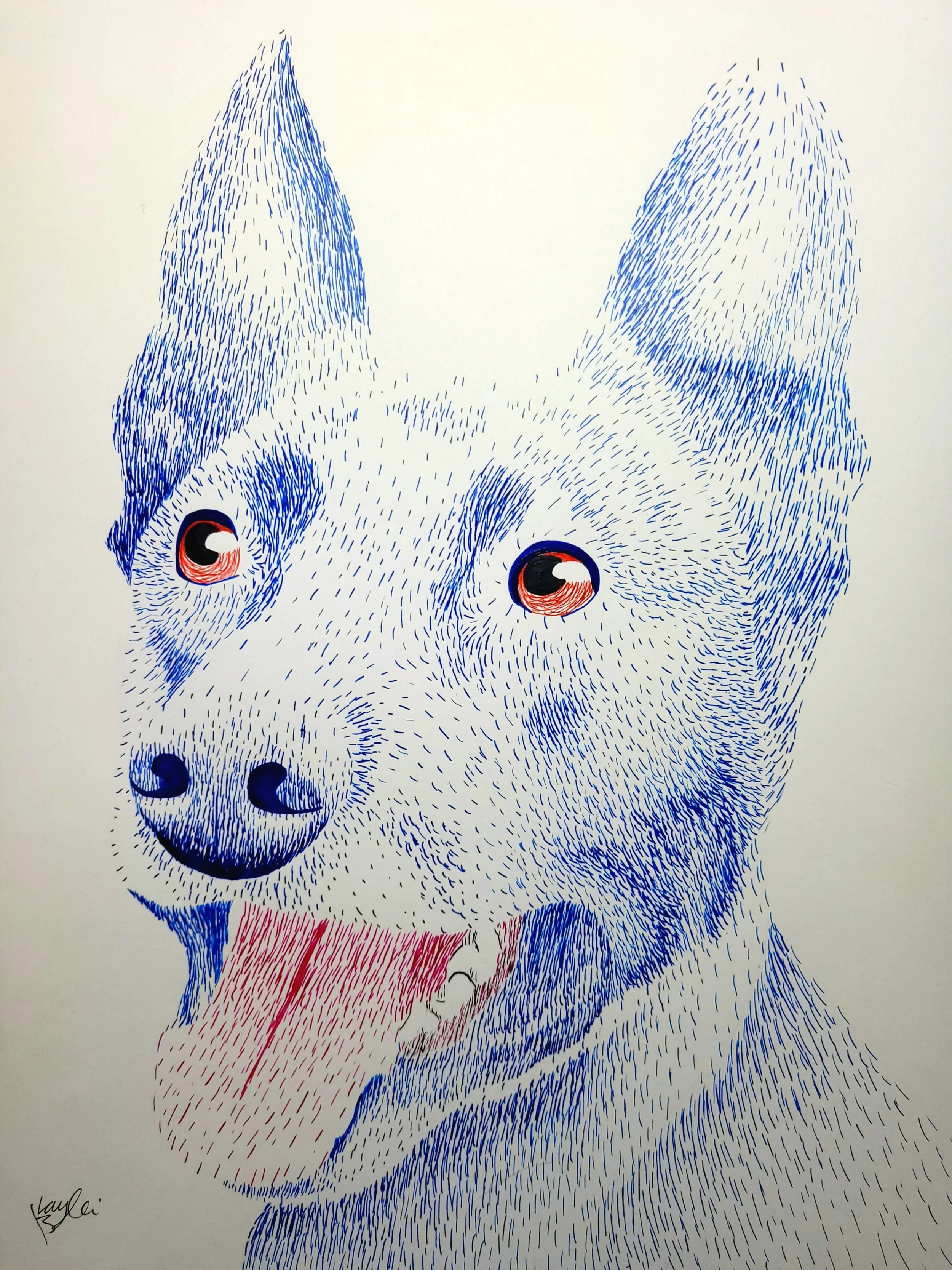 Bud done with Blue.