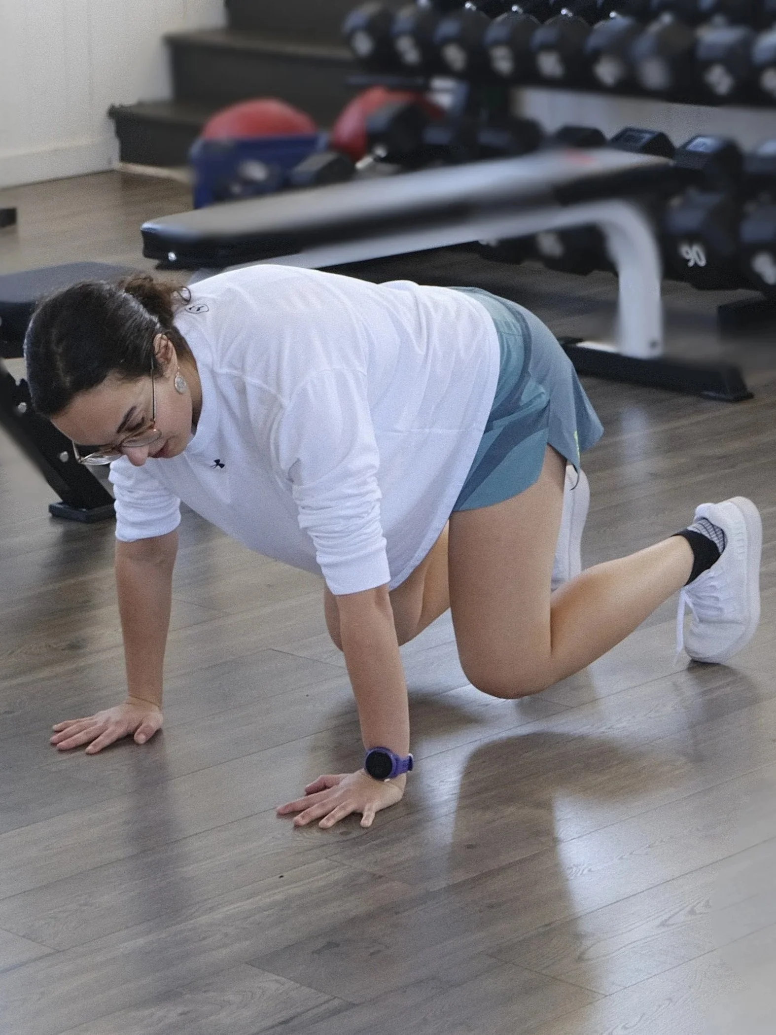 Physical therapy reviews exercises to address shoulder stability.