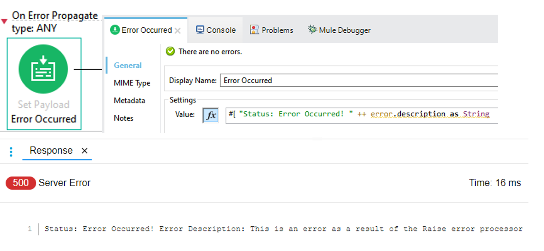 Error Description Mule 4 error handling deep dive — Digital Dee Technologies Inc