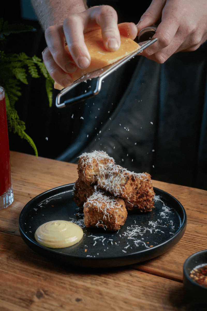 Food photography for hospitality businesses