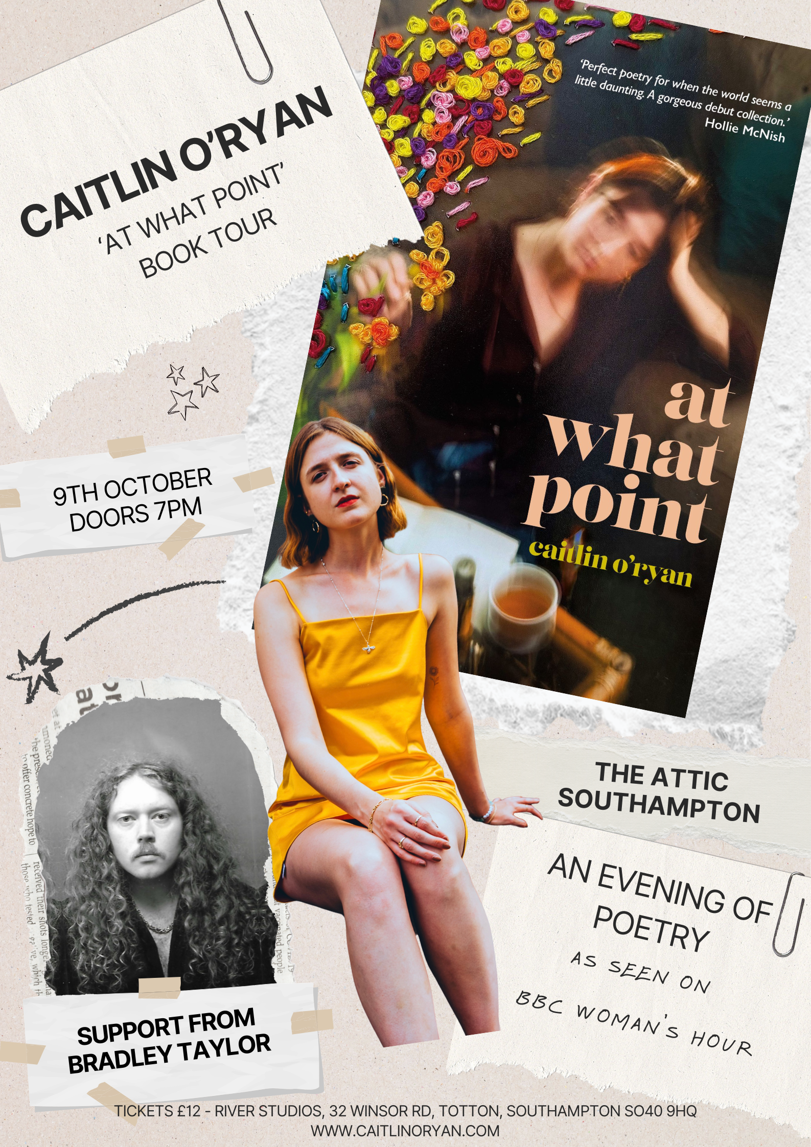 At What Point Book Tour - THE ATTIC, SOUTHAMPTON