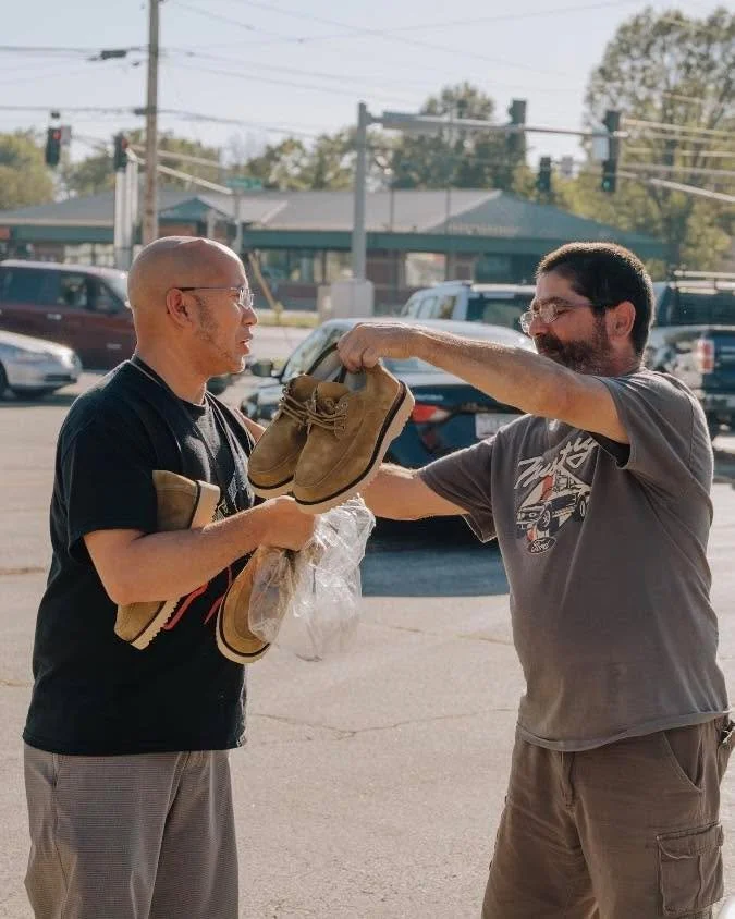 What if someone experiences the love of Jesus through receiving a pair of shoes that fit?

Or through sharing a warm meal with people who genuinely care about them?

What if something as simple as a conversation, a hug, or an act of kindness reminds 