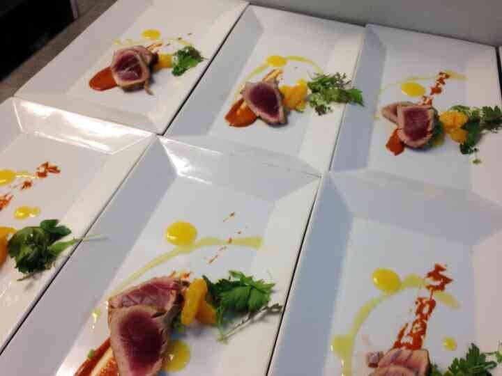 Dish served at wedding venue