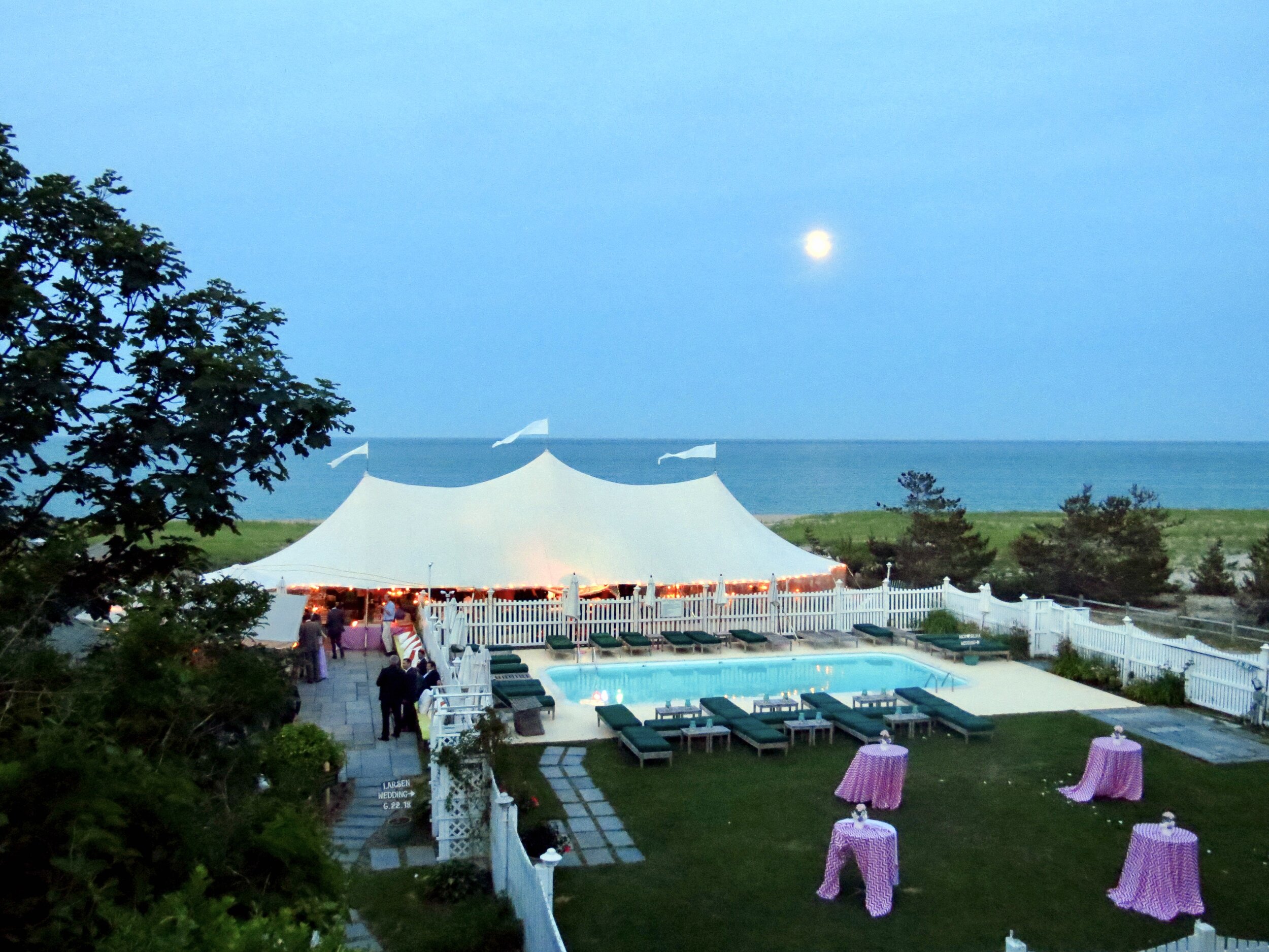 An outdoor event at The Summer House