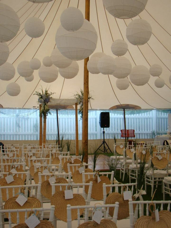 Sperry Tent used for weddings and outdoor events