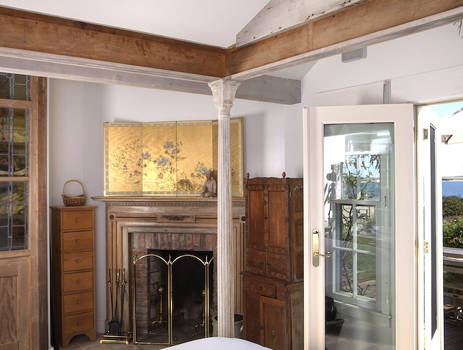 The interior of a charming cottage