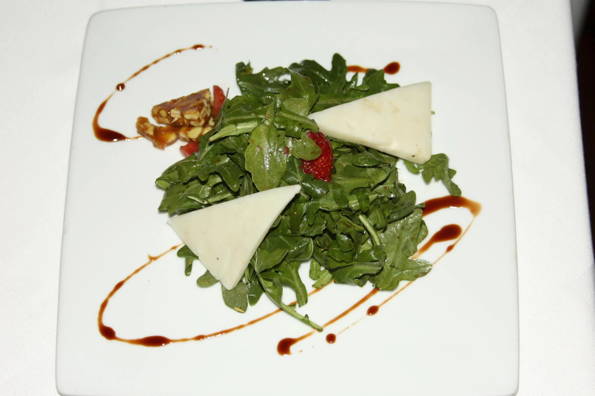 Dish is a Roquette salad