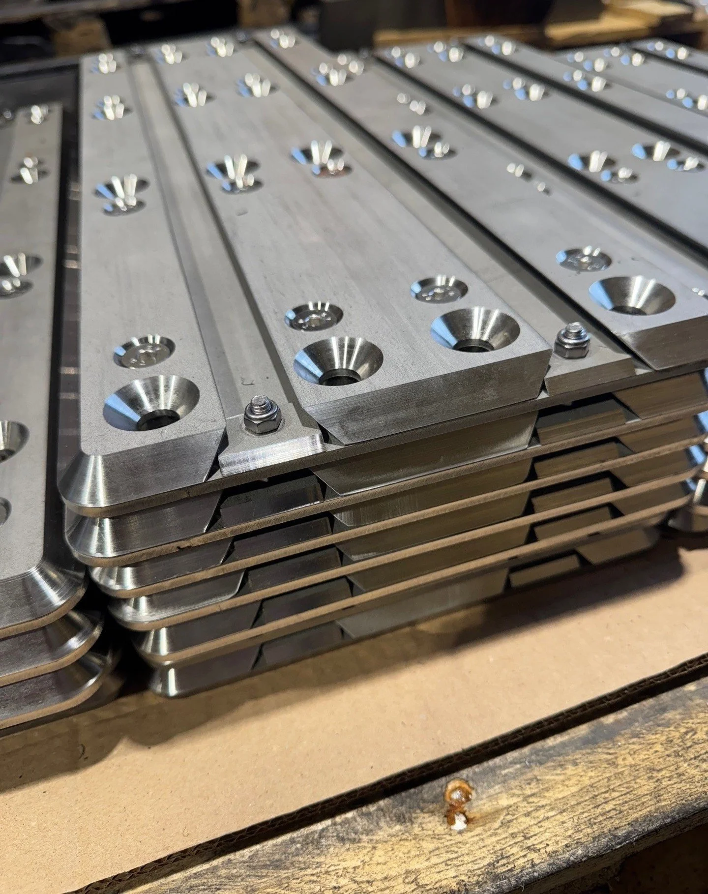 We are officially halfway through the week!! 😅 

We've been working on these 304 Stainless bases this week, machined from laser cuts &amp; fully assembled by our team, now packaged &amp; ready to be delivered to our customer. 👏