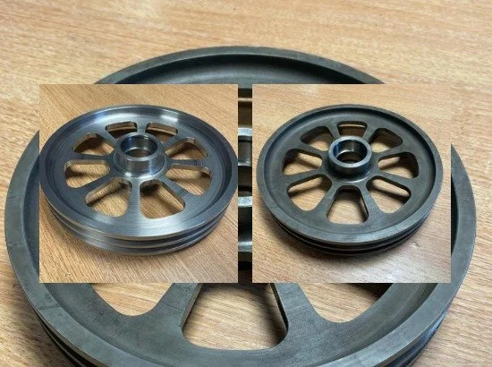 Before &amp; after Case Hardening 🔥 

We work with reliable suppliers that enables you to finish your project with us, with a range of specialist machining services and surface treatments. 

- Heat treatment

- Anodising

- Powder coating

- Sand bl