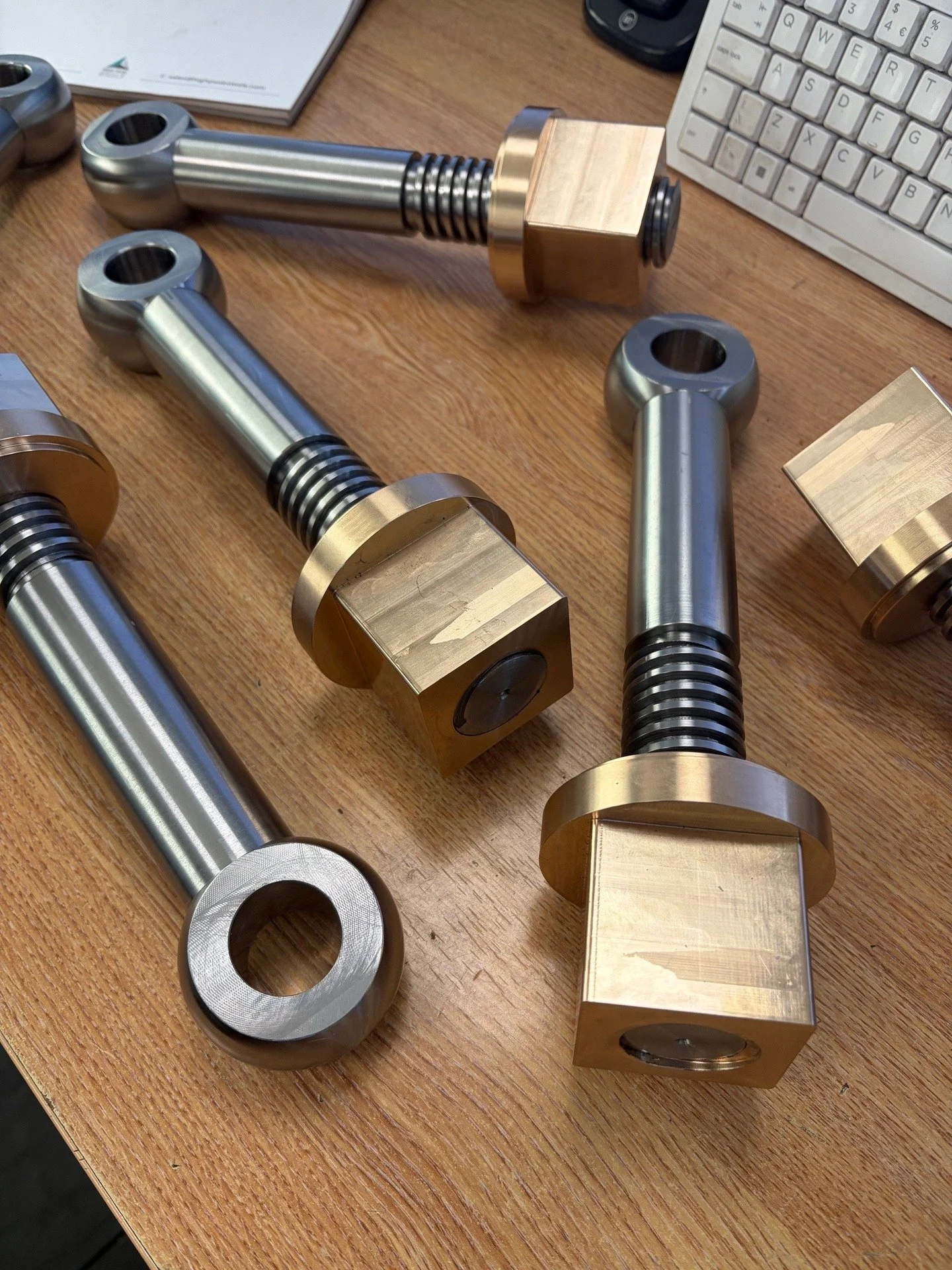 EN16T Bolts with Phosphor Bronze Nuts to suit for the food industry 🍮 

Do you work in food manufacturing and need to save time and costs on your OEM parts? 

Get in touch to see how we can help you keep your production running ⚙️ 

01246 473 337 📞