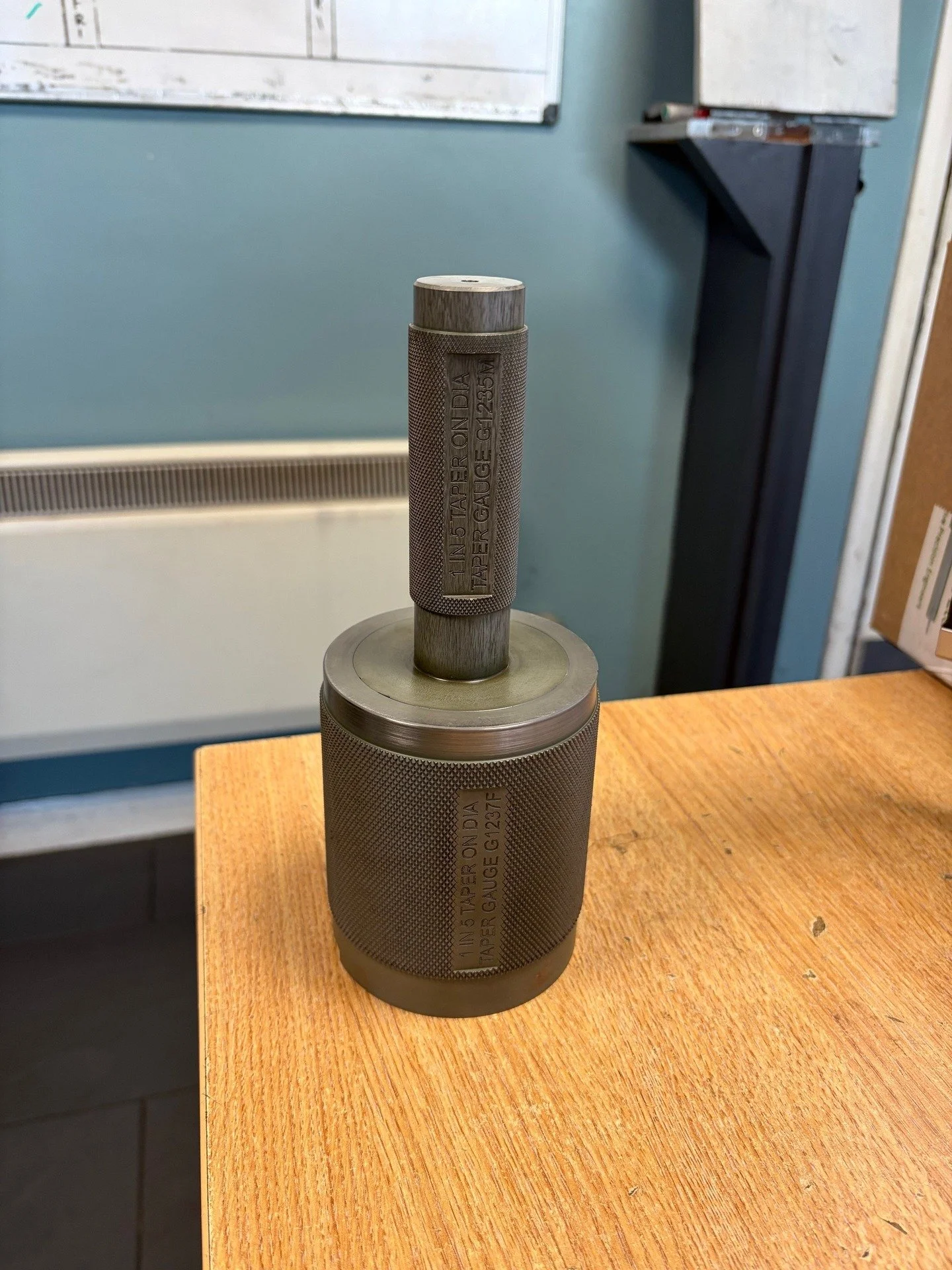 A recently completed Taper Gauge - reverse engineered from our customers sample, made from EN36 round bar, hardened and then ground to ensure the perfect fit our customer requires 🧯