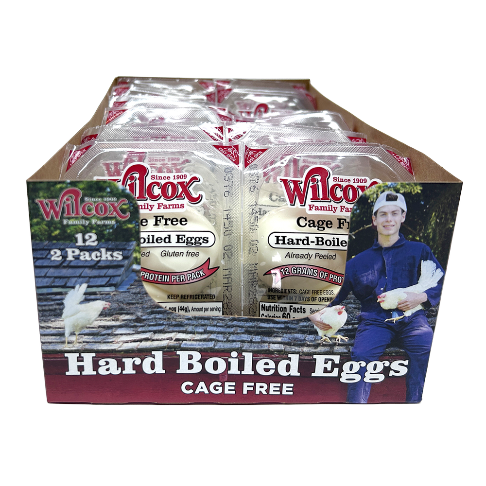 Cage Free Hard-Boiled Whole Peeled — Wilcox Family Farms | Since 1909