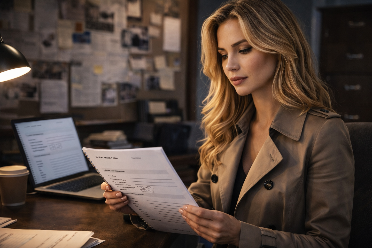 FBI Jane Completing Client Intake on Computer.png