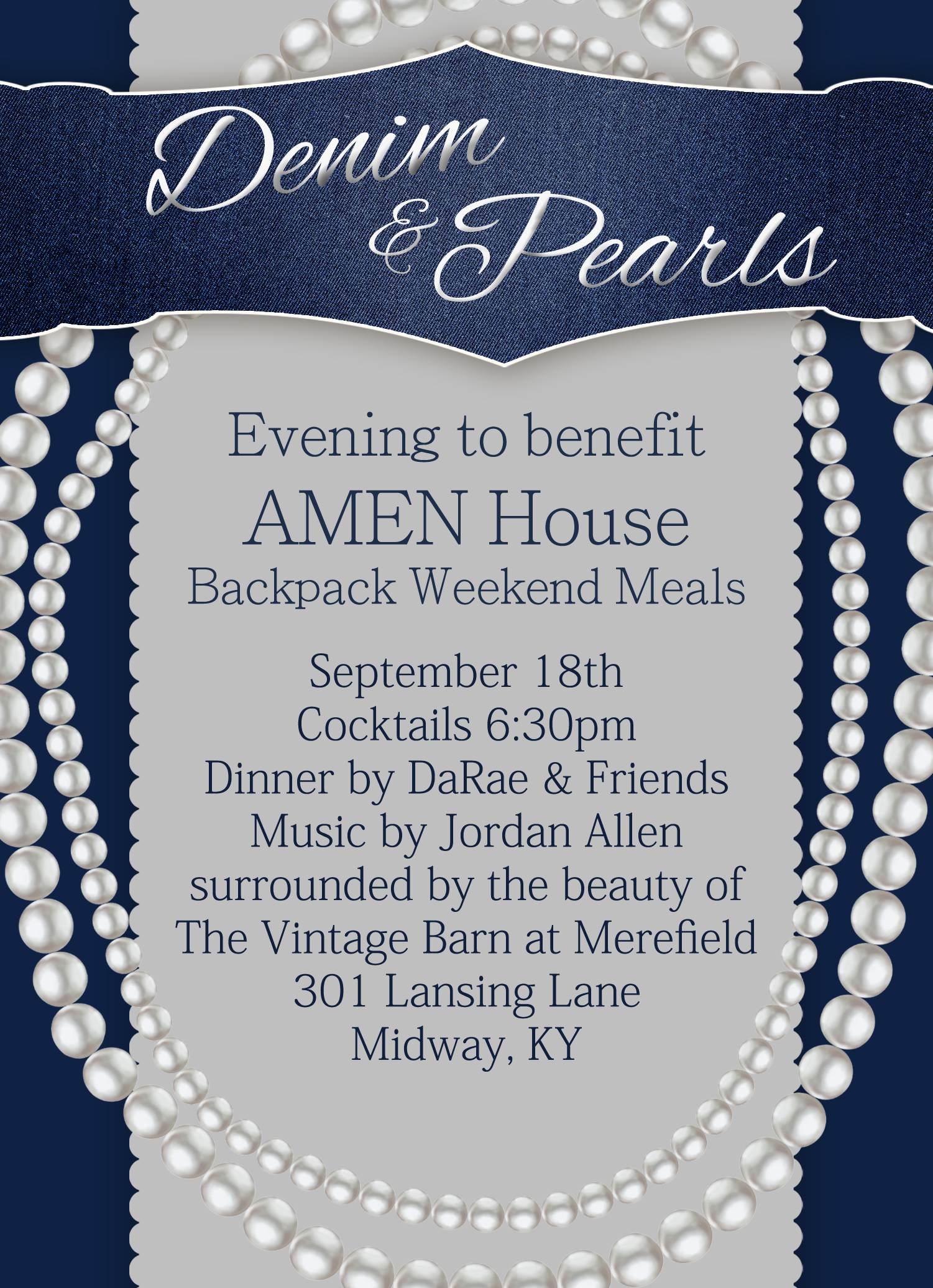 Denim & Pearls