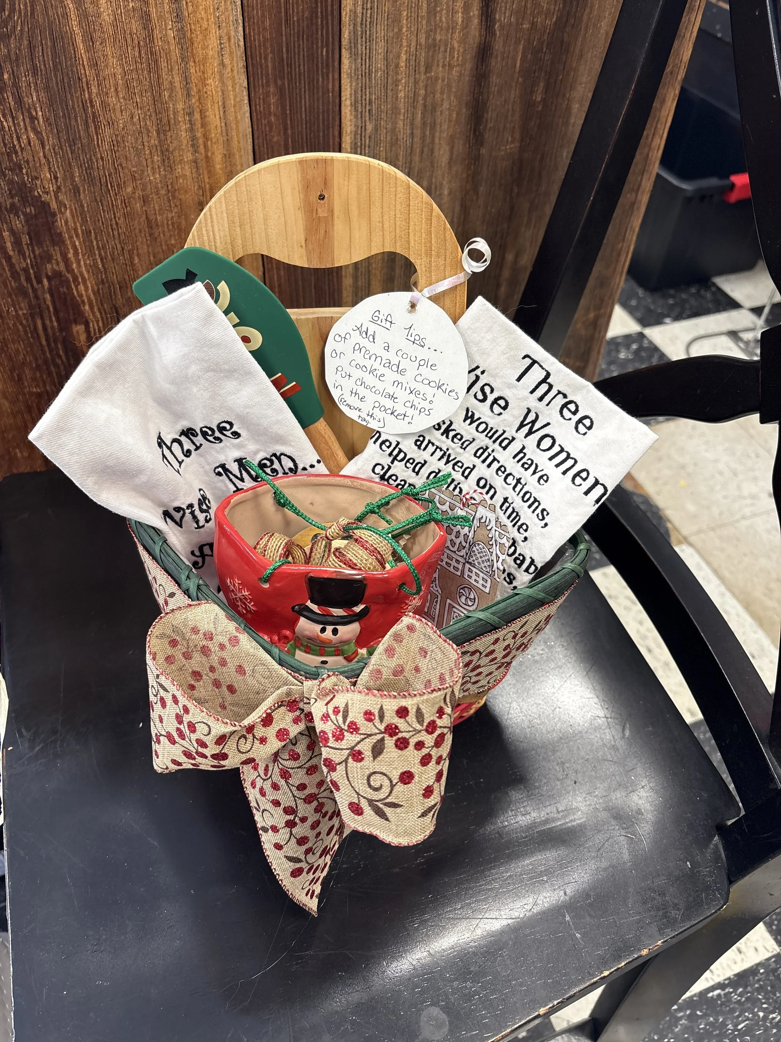 Amen Arrangement Gift basket - kitchen goodies