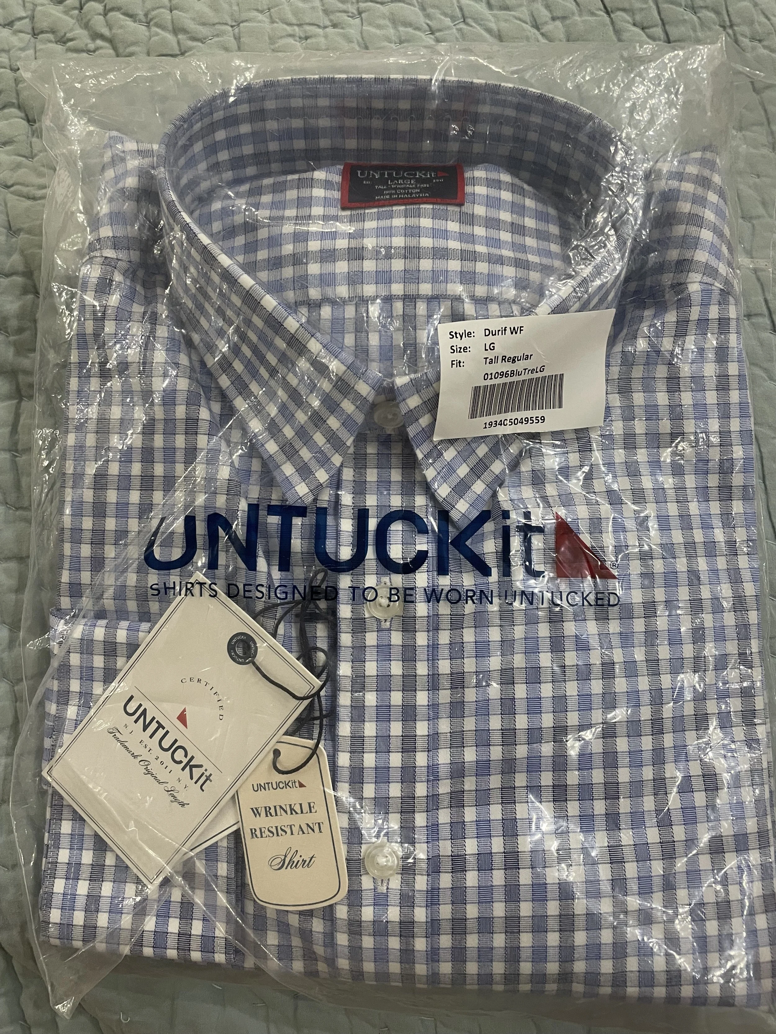 CC101 UNTUCKit Large Tall Shirt