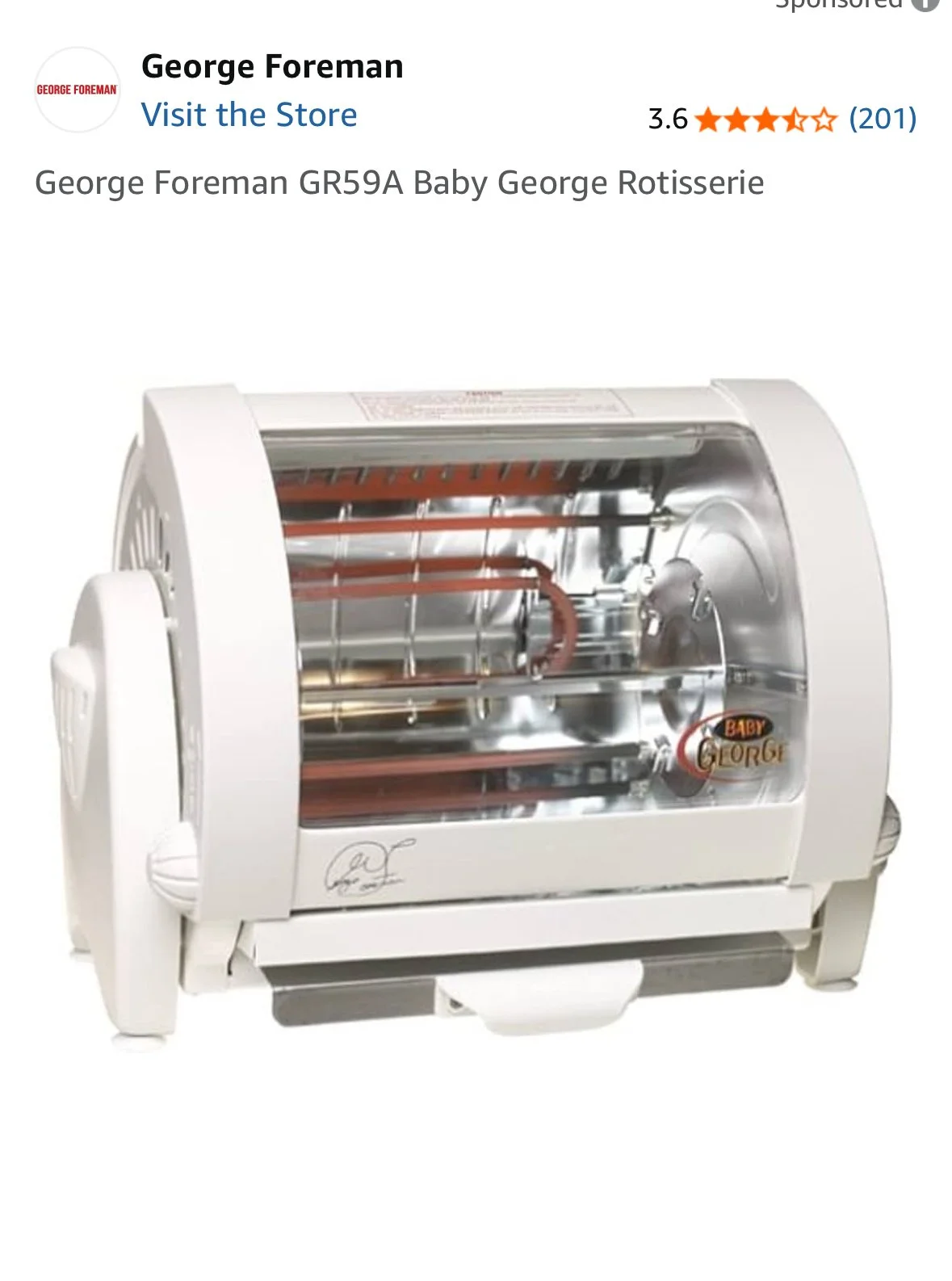 George Foreman Jr. Rotisserie