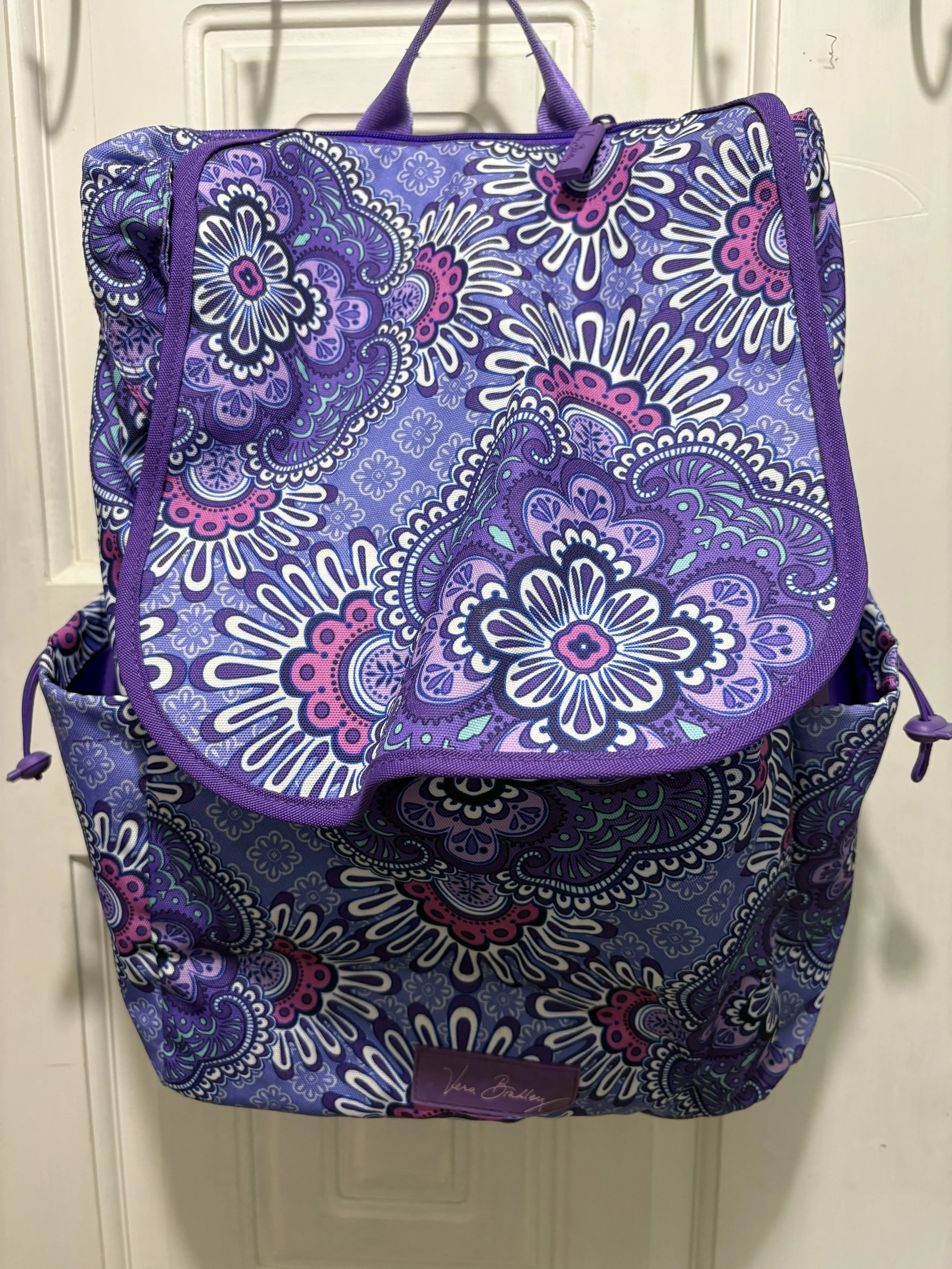 Lilac Paisley Vera Bradley Backpack