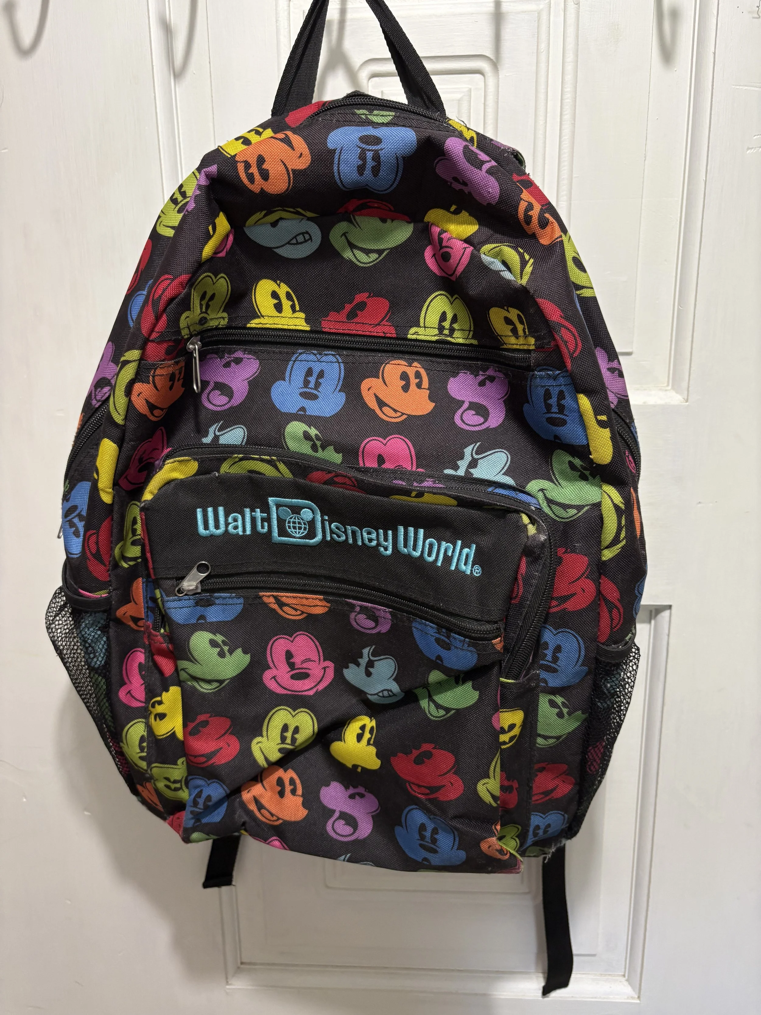 Disney Parks Multicolor Mickey Backpack Carry On