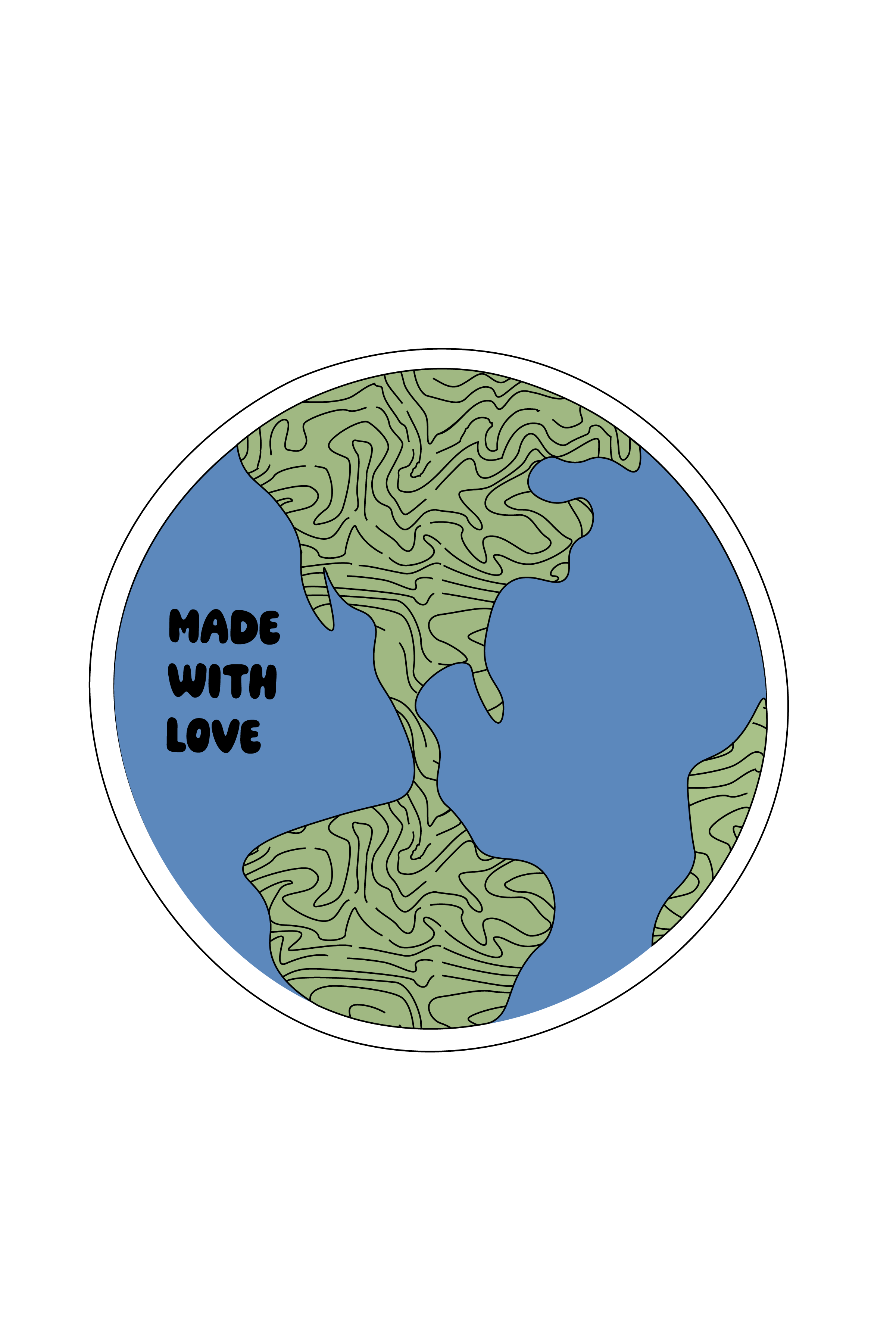 Made With Love Sticker