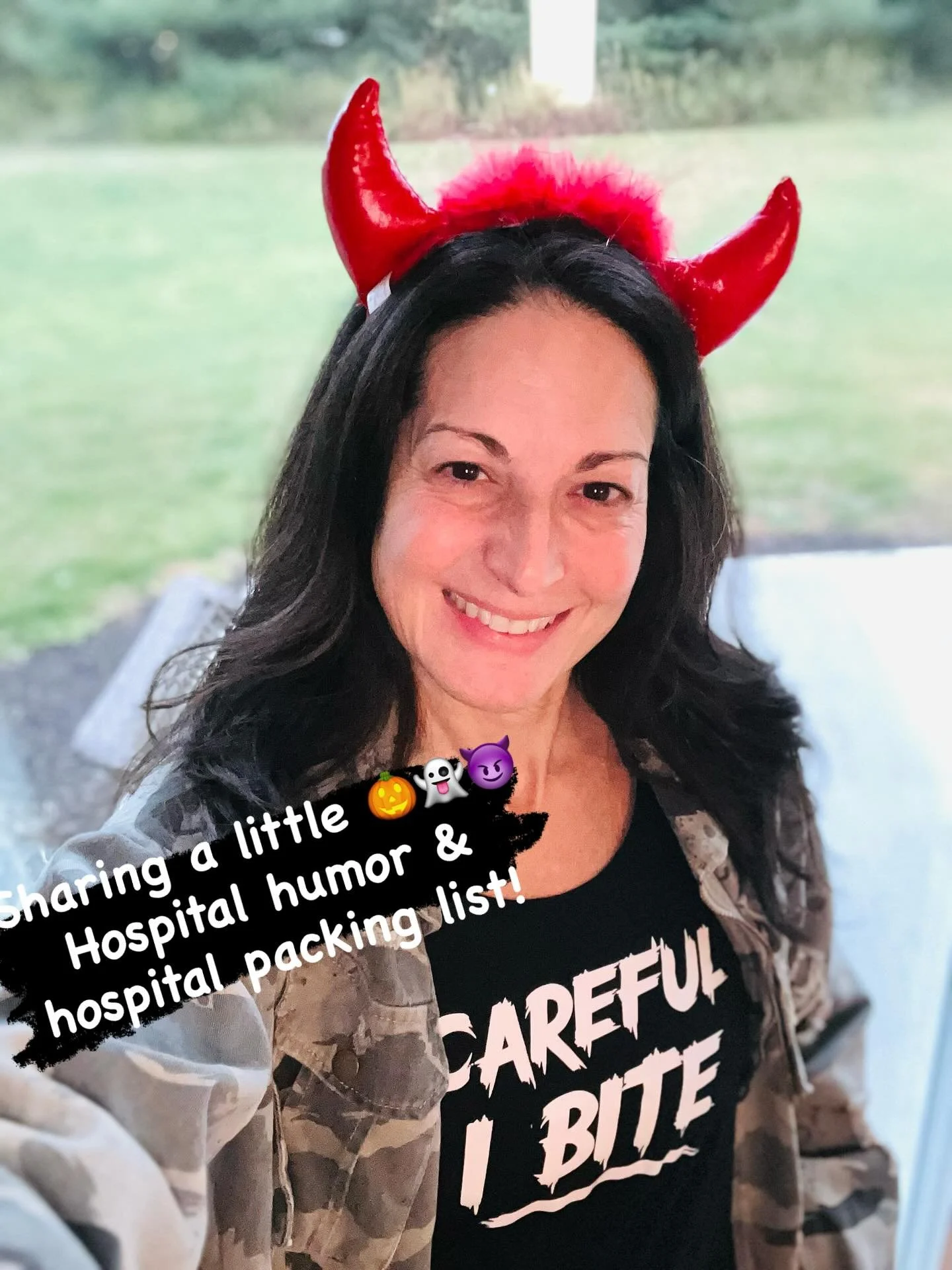 🎃👻 Happy Halloween! 7 years ago today, I found myself in between surgeries, but I made sure to pack my devil horns! 😈✨ When you&rsquo;re facing 3 surgeries in 2 days and a week&rsquo;s stay at the hospital, you pack like you&rsquo;re heading for a