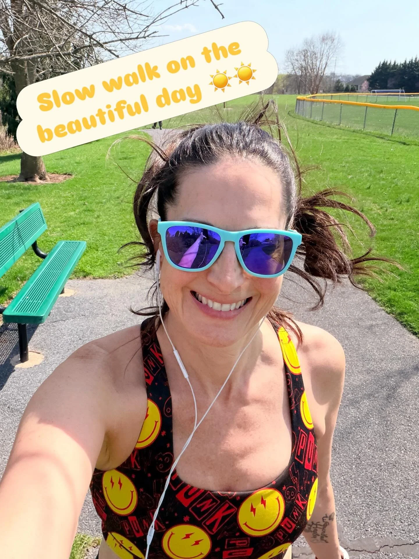 Slow walk&hellip; still getting used to/figuring out how to manage POTS symptoms.. hydrated a lot before hand and ate salt tabs along the way. What are your favorite tips and tricks for movement with POTS?? #POTS #spoonie #movementismedicine