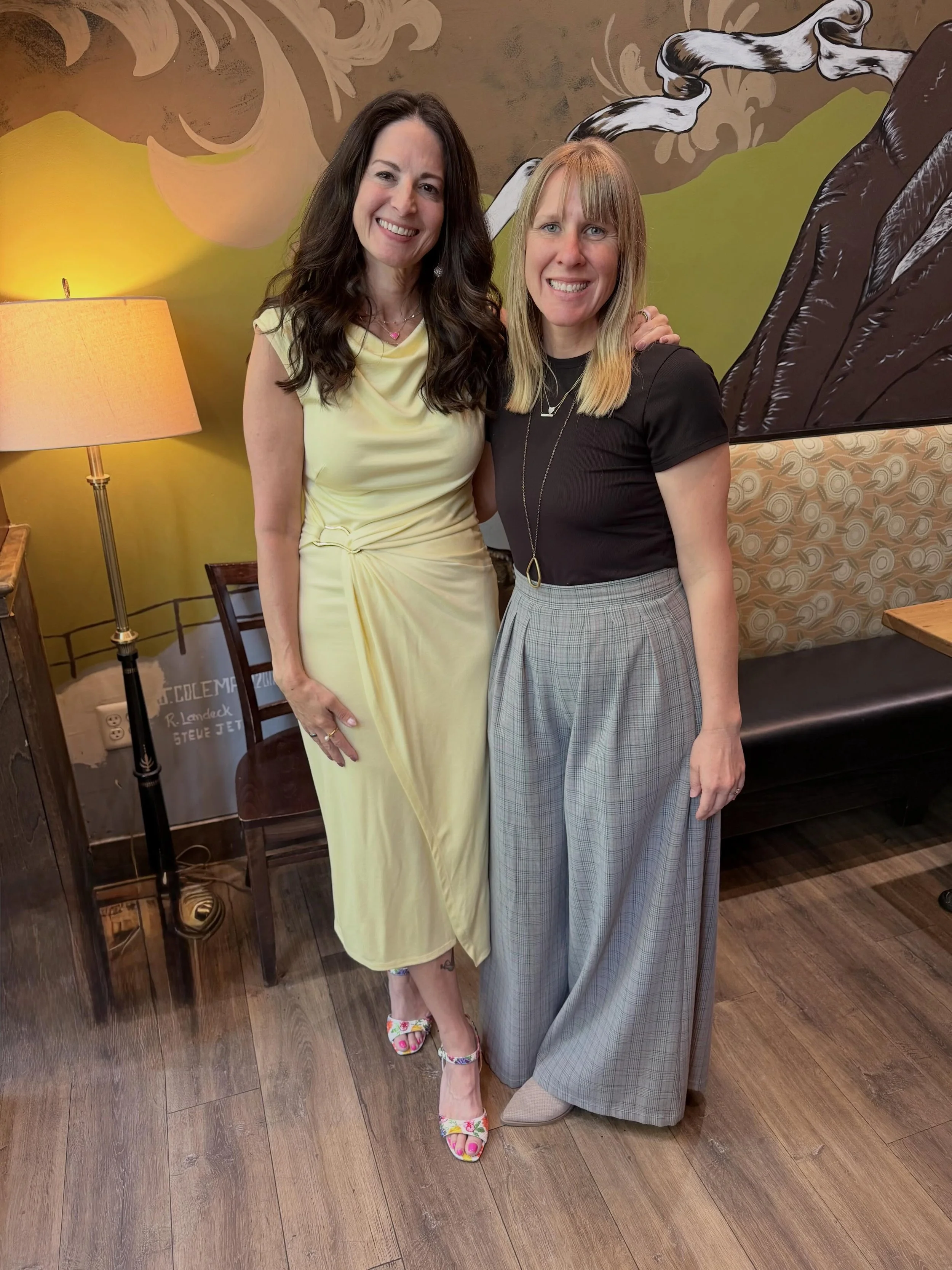 Feeling incredibly grateful for the warm welcome from @iaedp.dcmetro 🌟 It was an honor to present alongside my amazing friend and colleague, Johanna Kulp, diving deep into topics like embodiment, chronic illness, body image, resilience, and beyond. 