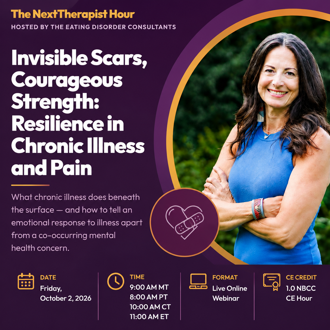 The NextTherapist Hour  Hosted by The Eating Disorder Consultants  Invisible Scars, Courageous Strength: Resilience in Chronic Illness and Pain