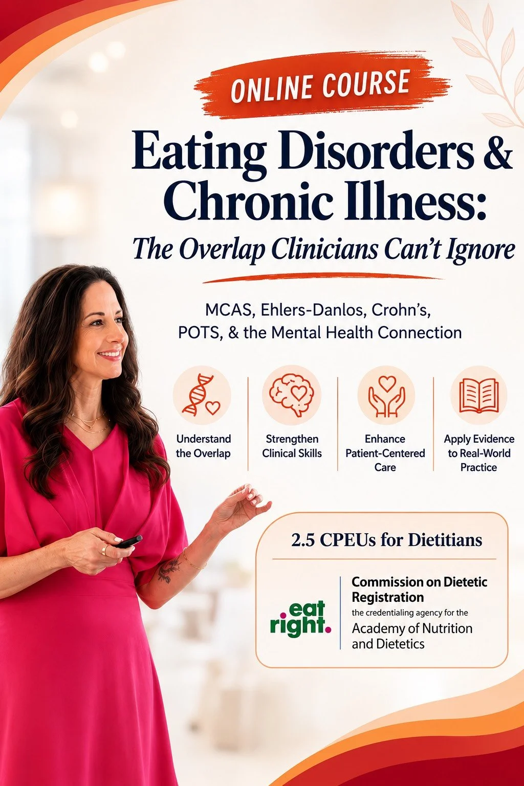 Pre-Registration Rate: Eating Disorders & Chronic Illness: The Overlap Clinicians Can’t Ignore: MCAS, Ehlers-Danlos, Crohn’s, POTS, &  the Mental Health Connection On-Demand Course
