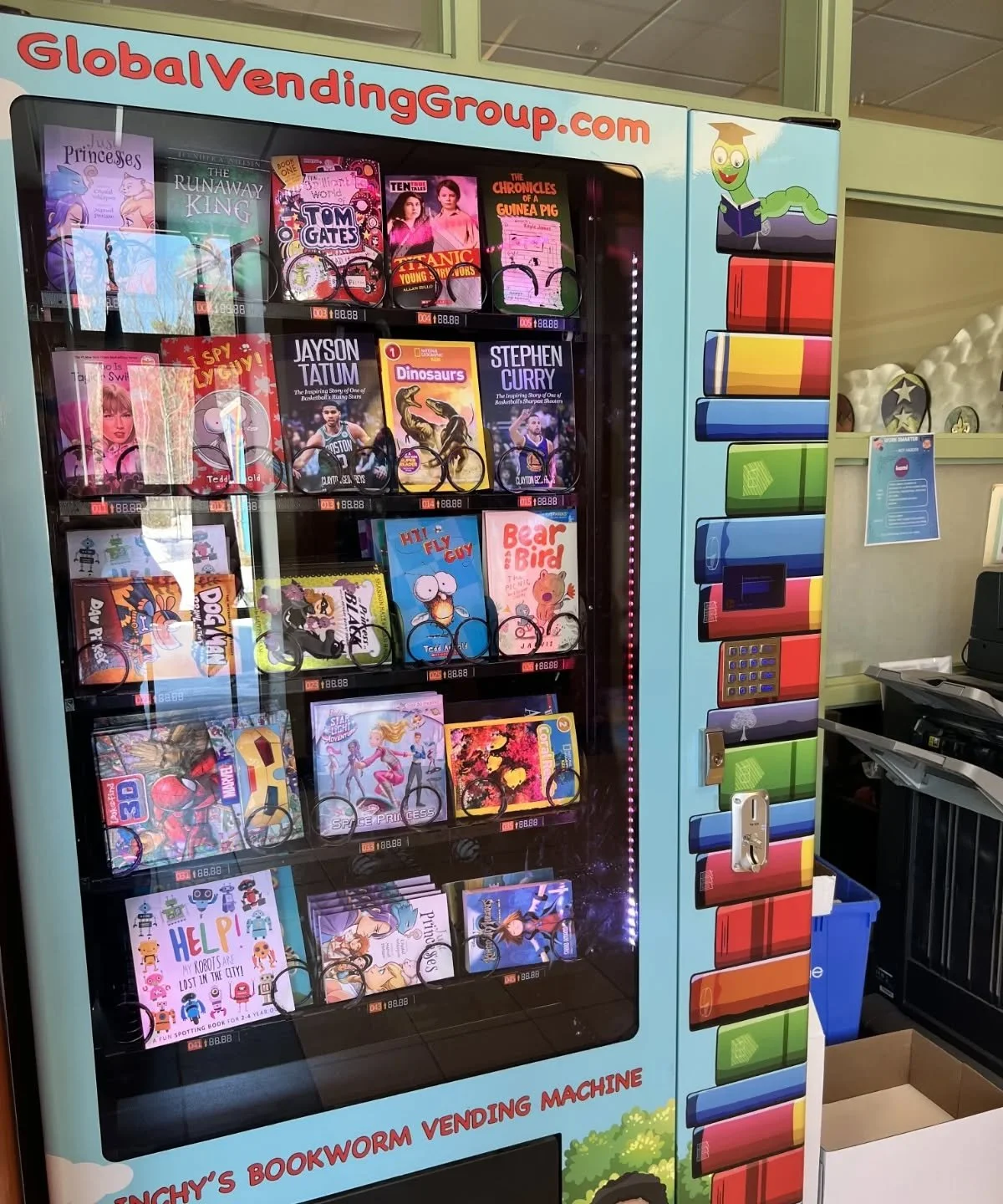 Feeling so grateful today! 💚

BIG NEWS!! Geiger Elementary's book vending machine has been restocked with The Chronicles of a Guinea Pig! 

These little guinea pig adventures are flying off the shelves, and seeing students get so excited about readi