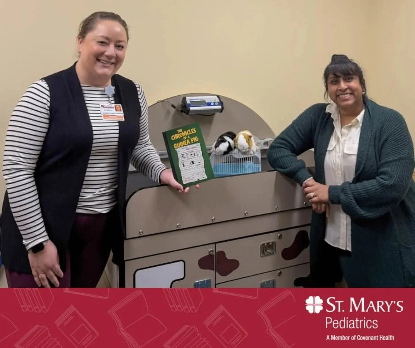 I&rsquo;m so thrilled to share this!

I recently had the joy of delivering copies of The Chronicles of a Guinea Pig to the Pediatrics team so they can share them with their patients. Knowing that my little guinea pig&rsquo;s adventures will bring smi