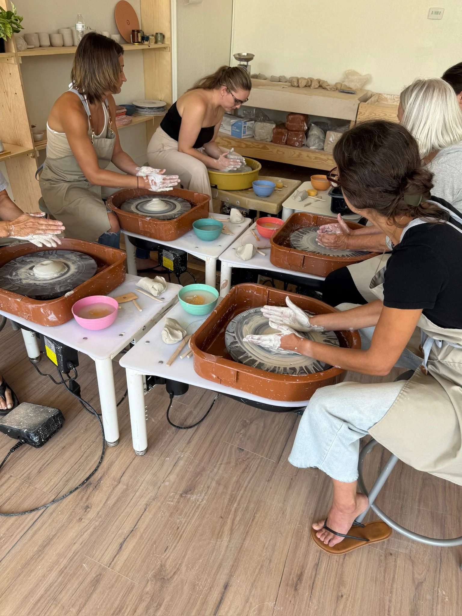 One Time Wheel Throwing Class (1.5 Hours)