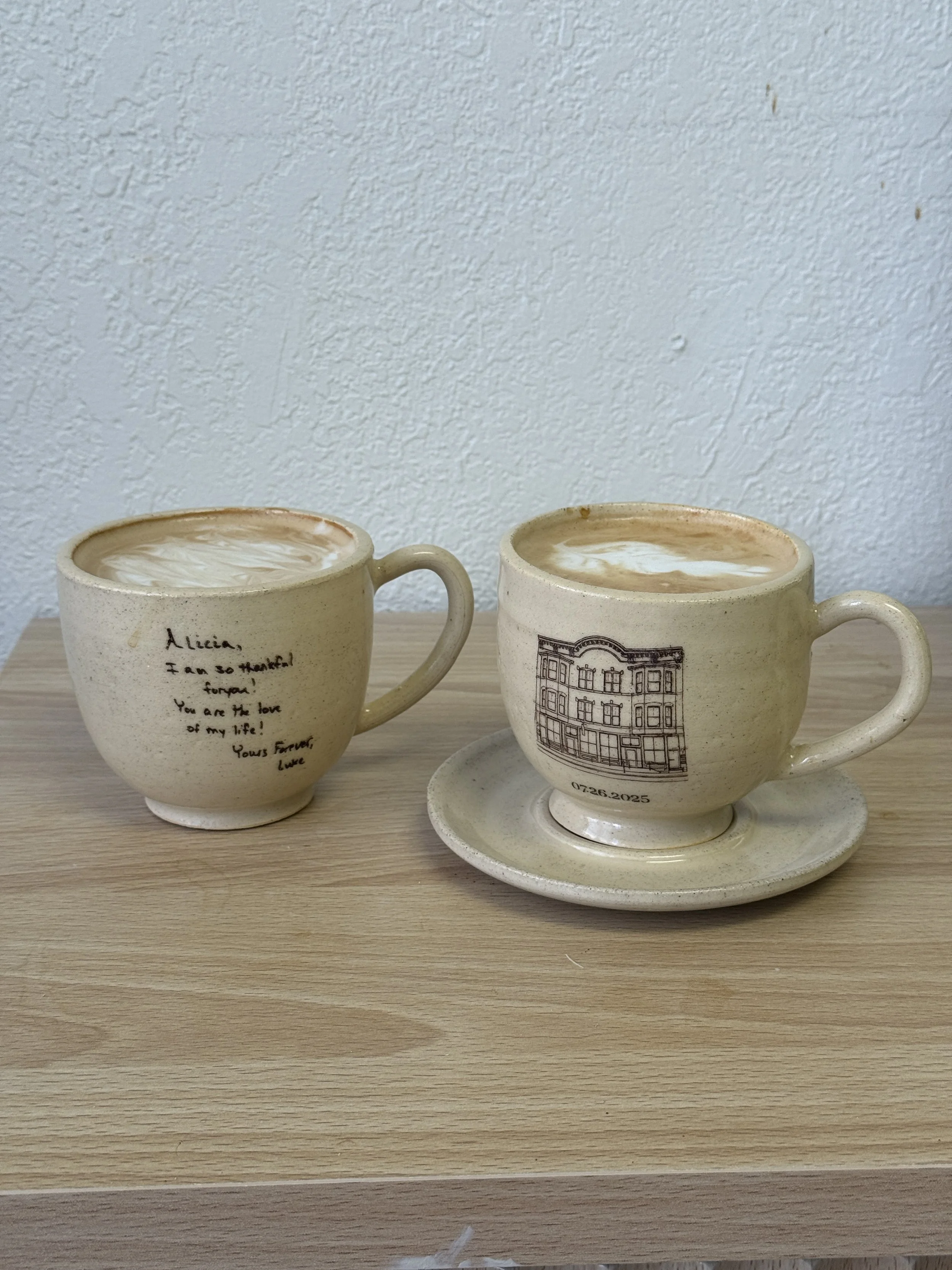 Momento Cafe Mug & Saucer