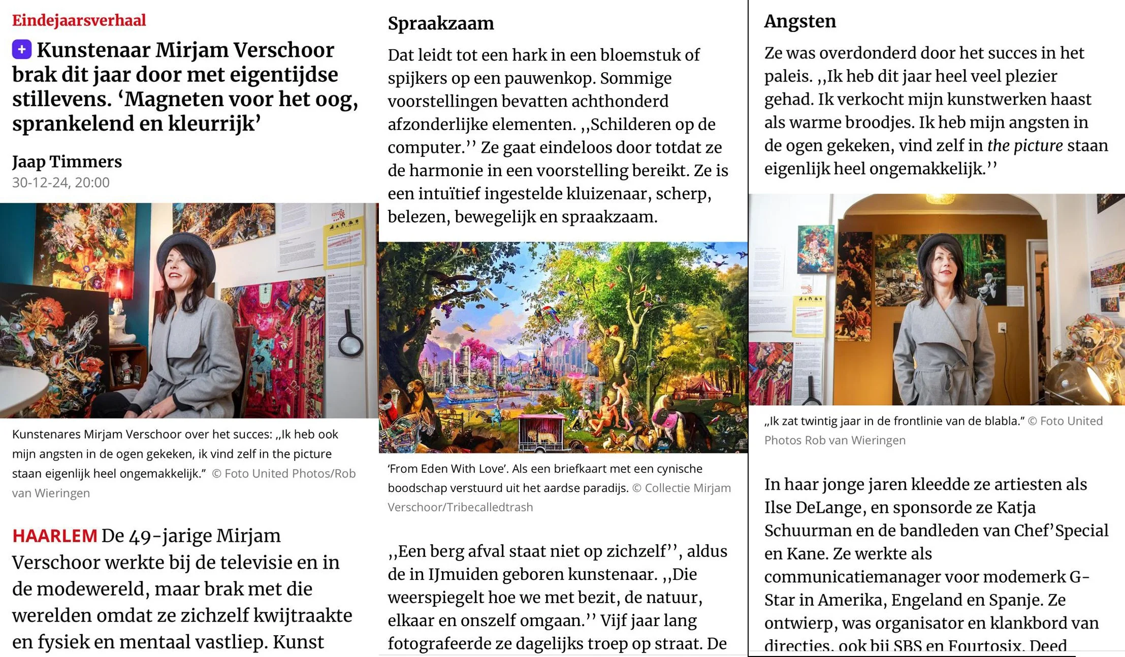 Haarlems Dagblad selection  (Read the full article online)