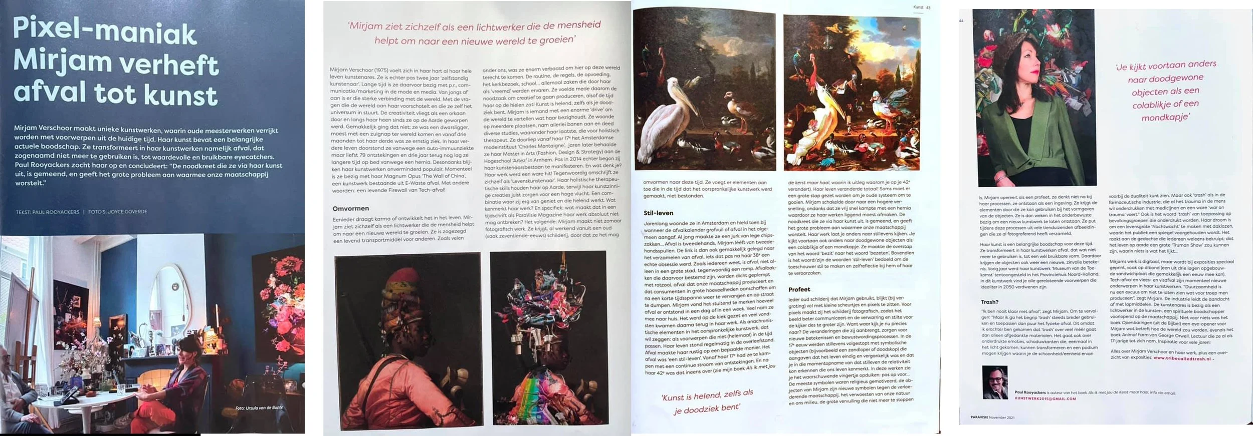 Paravisie Magazine interview 4 pg