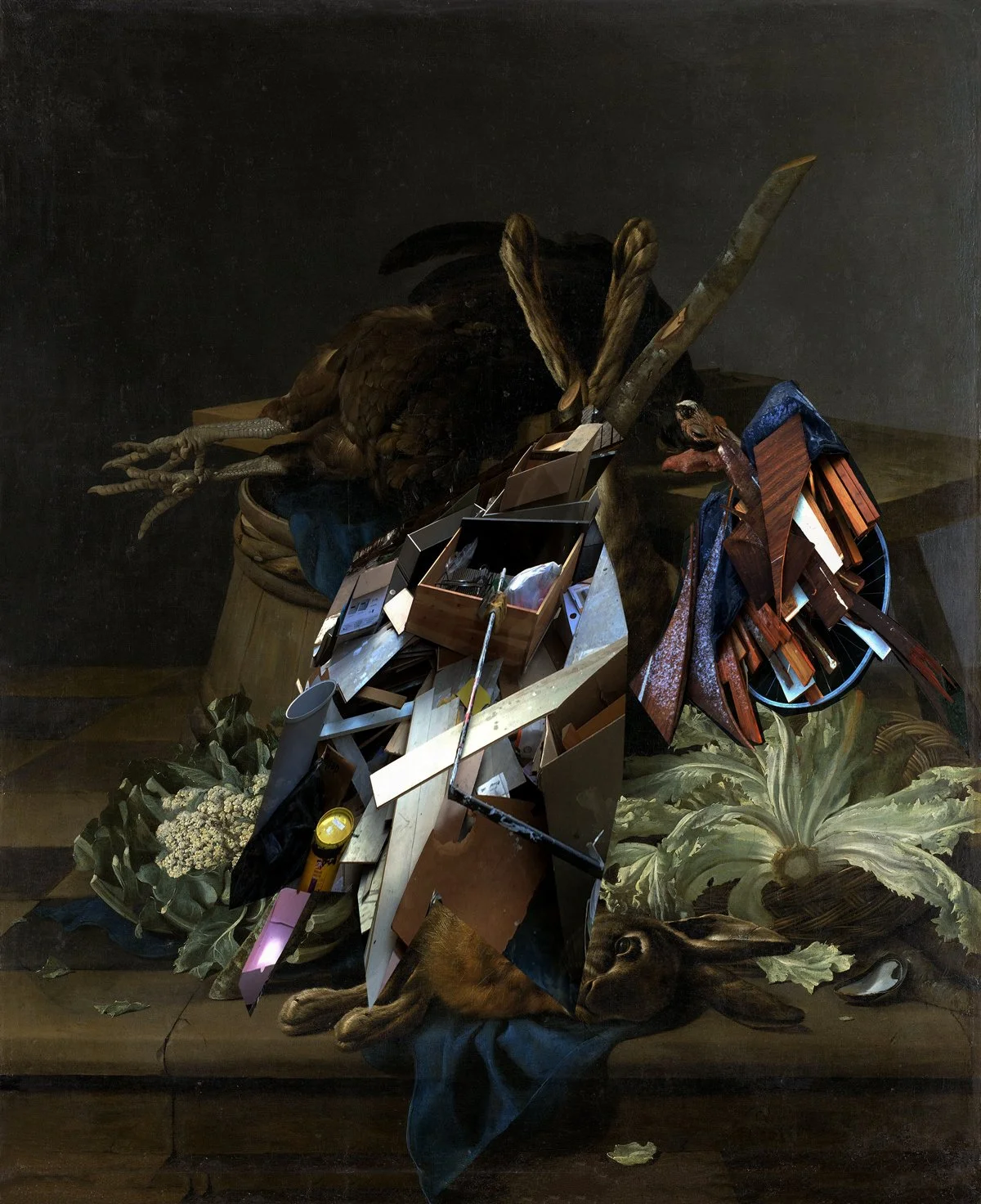 Still-life with Hare and Trash